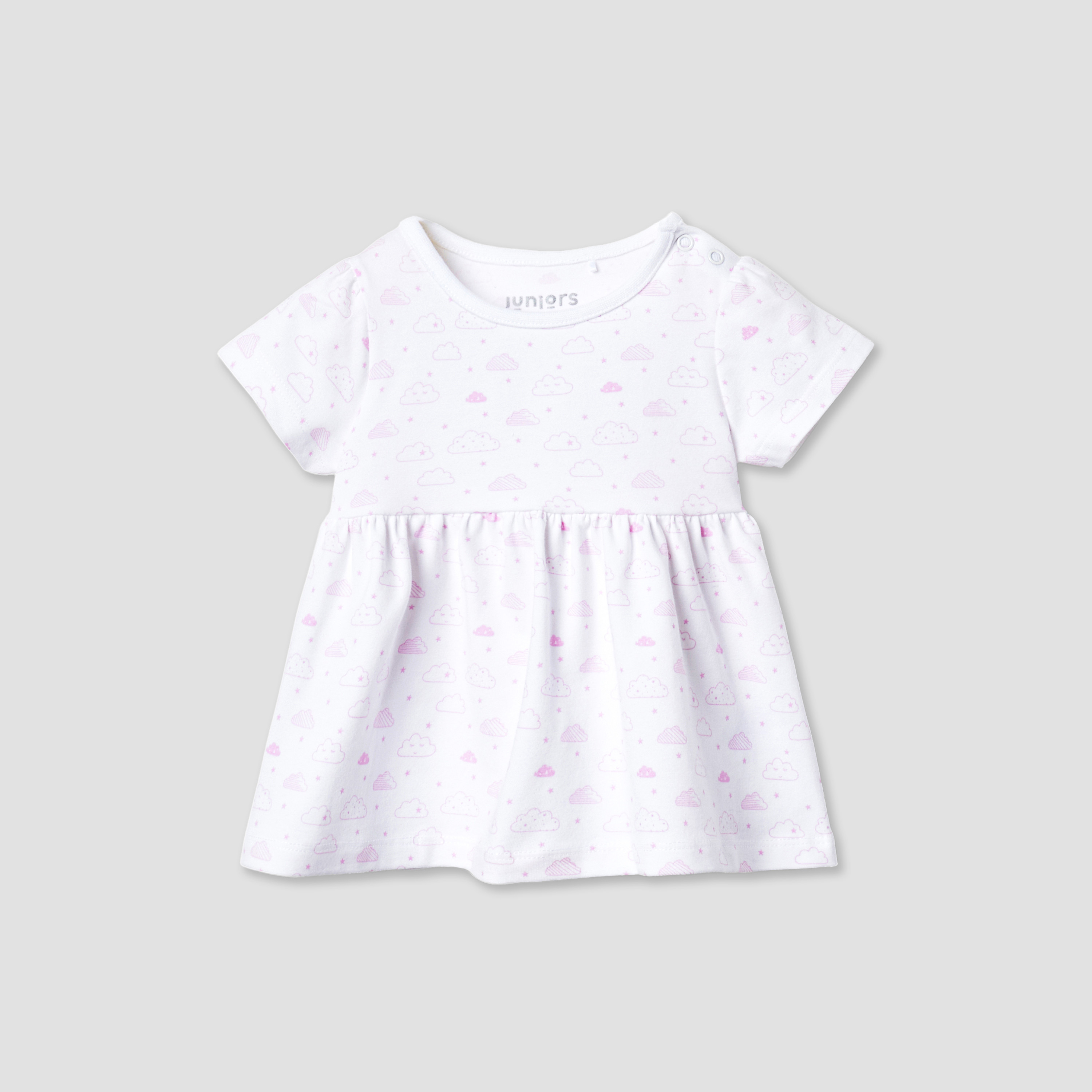 Juniors Assorted A-line Dress with Round Neck and Short Sleeves - Set of 2-baby-girls-clothing-dressesandjumpsuits-image-3