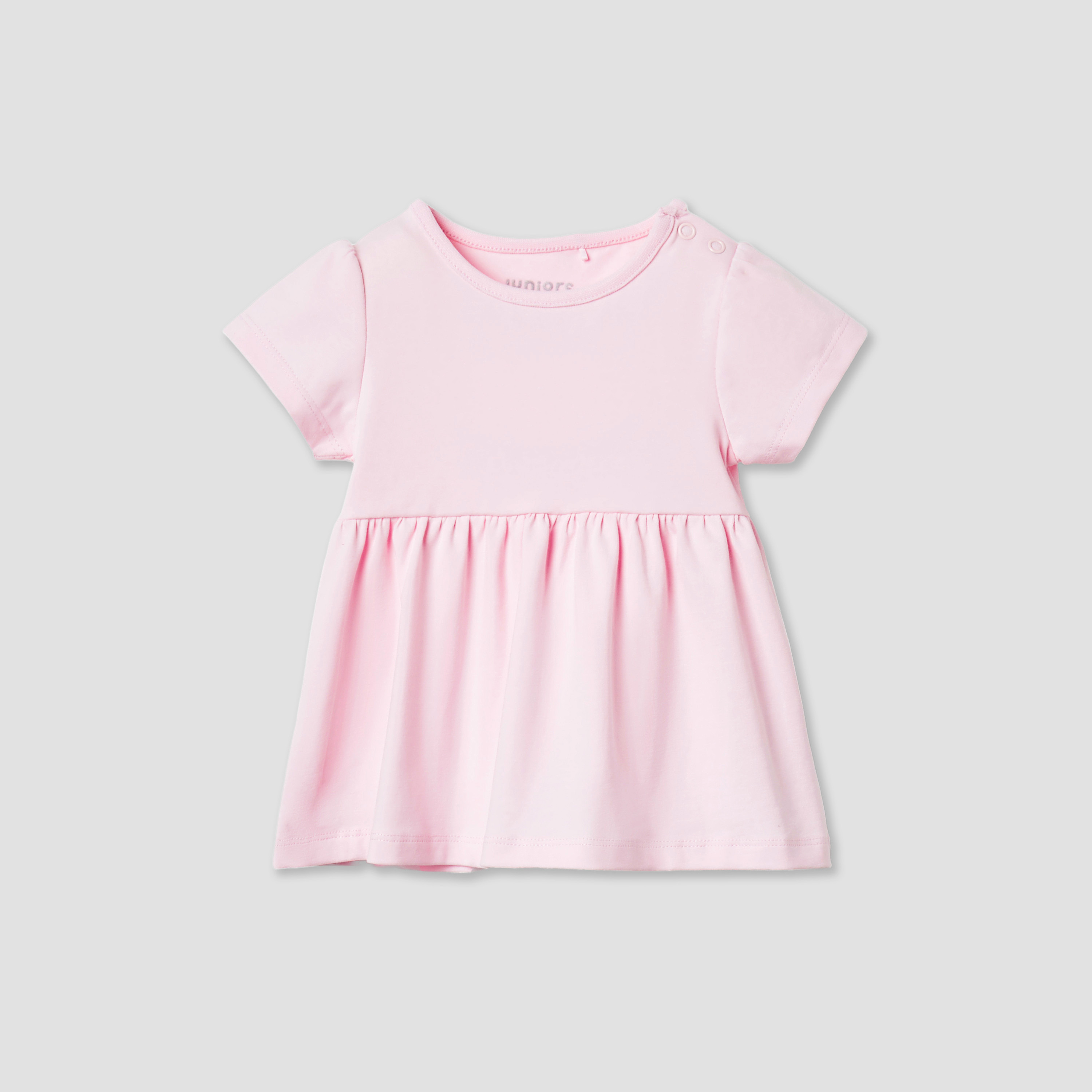 Juniors Assorted A-line Dress with Round Neck and Short Sleeves - Set of 2-baby-girls-clothing-dressesandjumpsuits-image-4