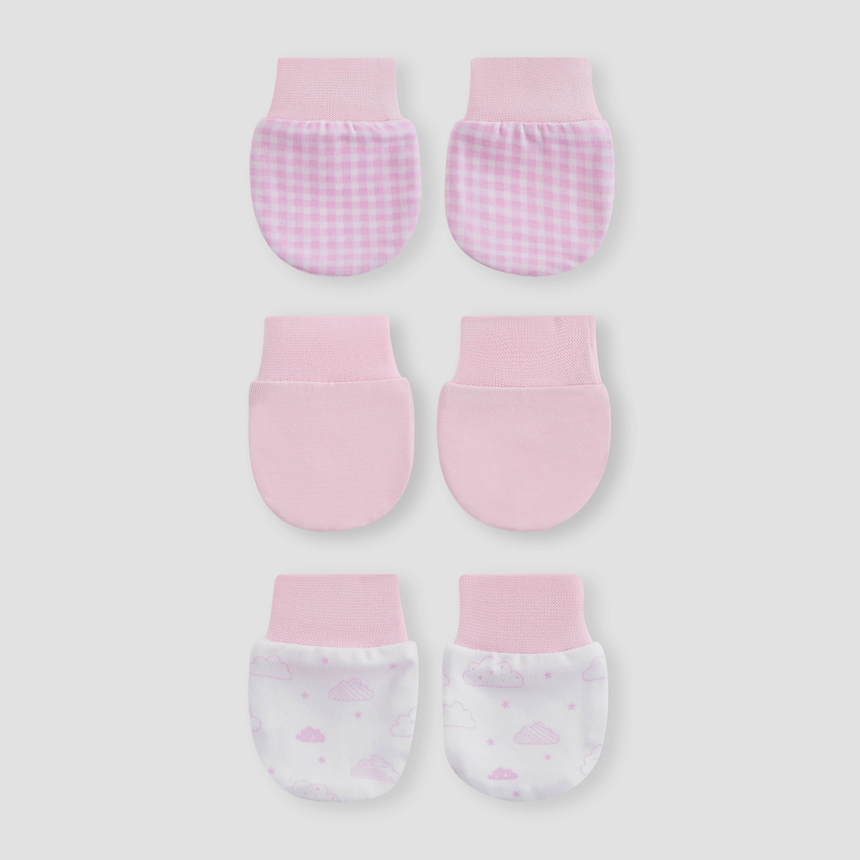 قفازات متنوعة من جونيورز - طقم من 3 أزواج-baby-girls-accessories-mittens-image-1