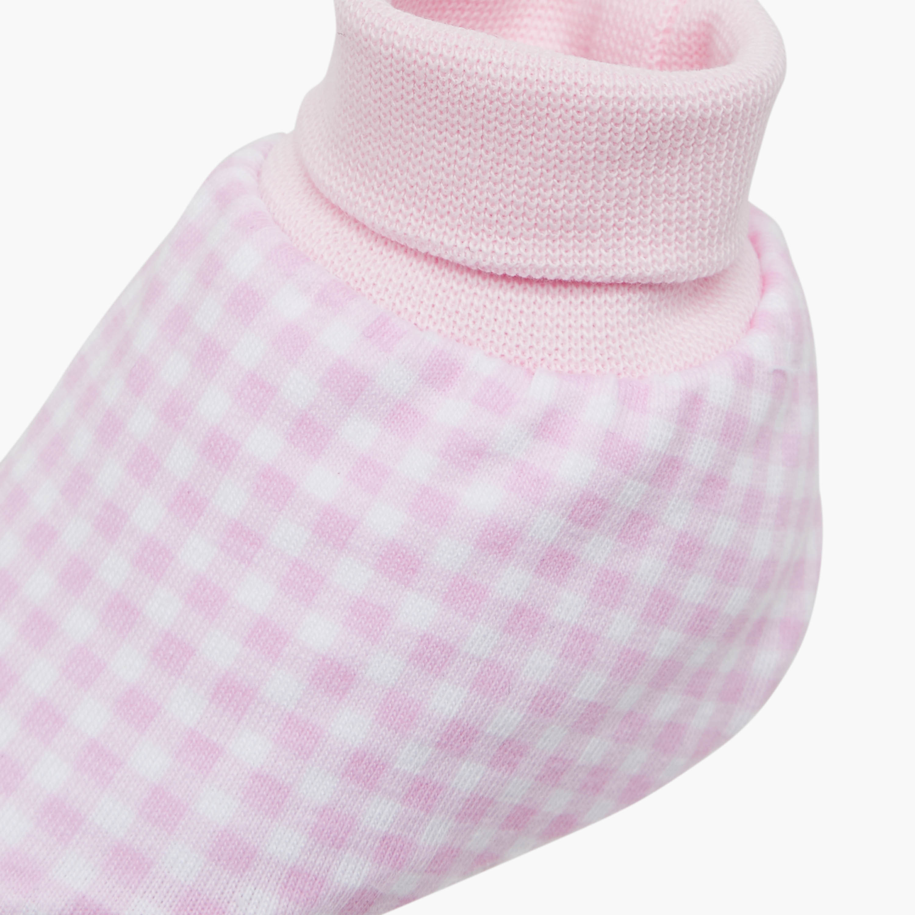 Juniors Printed Booties - Set of 2-baby-girls-shoes-booties-image-6