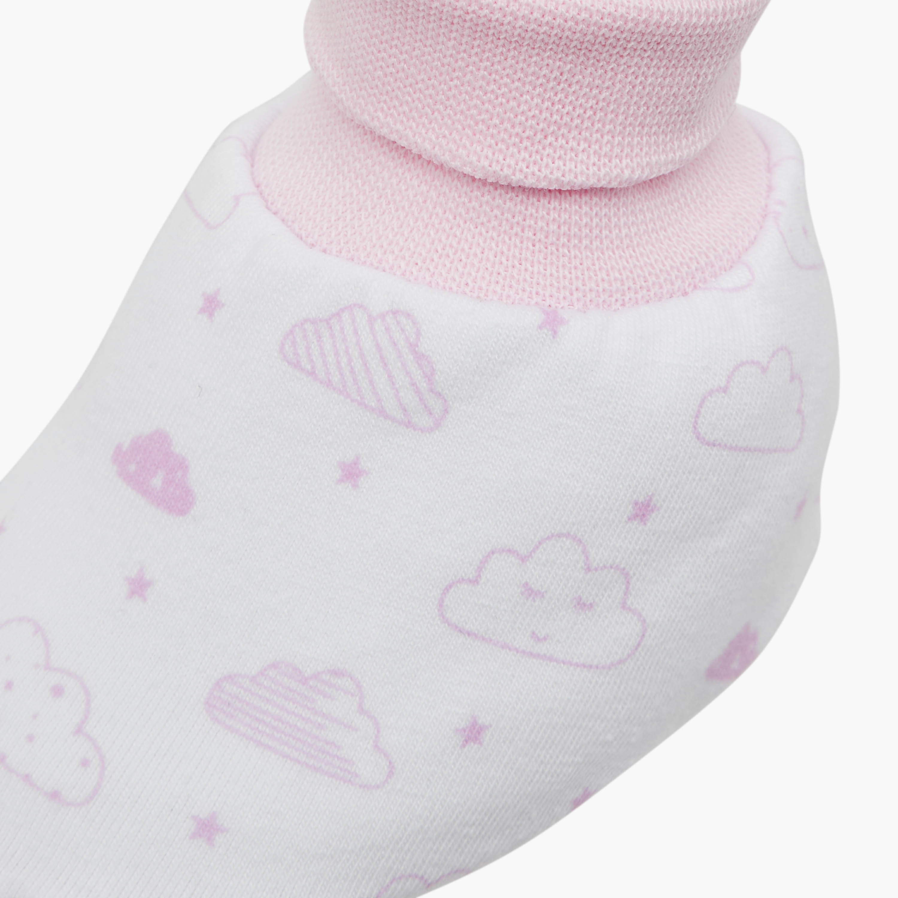 Juniors Printed Booties - Set of 2-baby-girls-shoes-booties-image-7