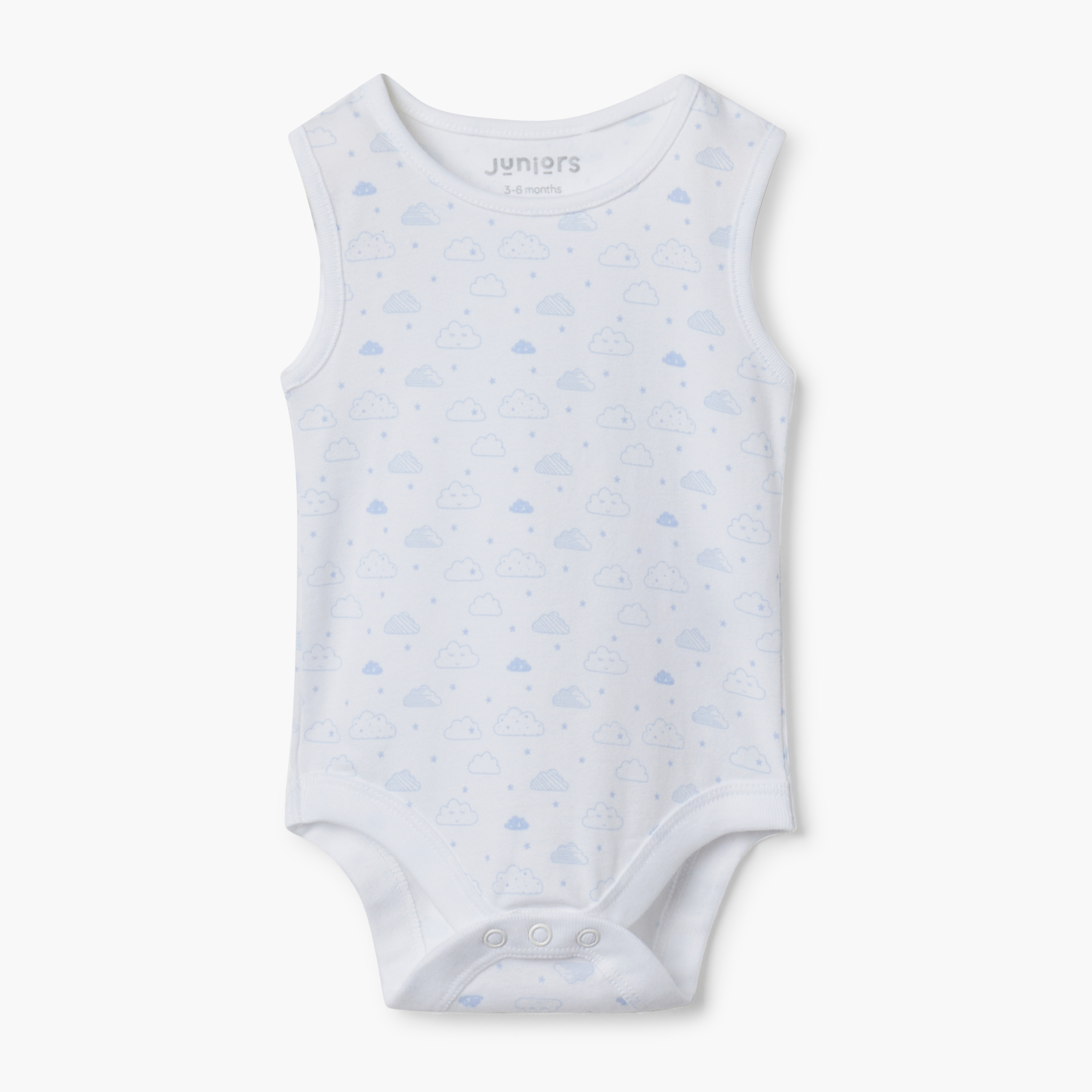 Juniors Sleeveless Bodysuit with Snap Button Closure - Set of 2-baby-boys-clothing-bodysuits-image-3