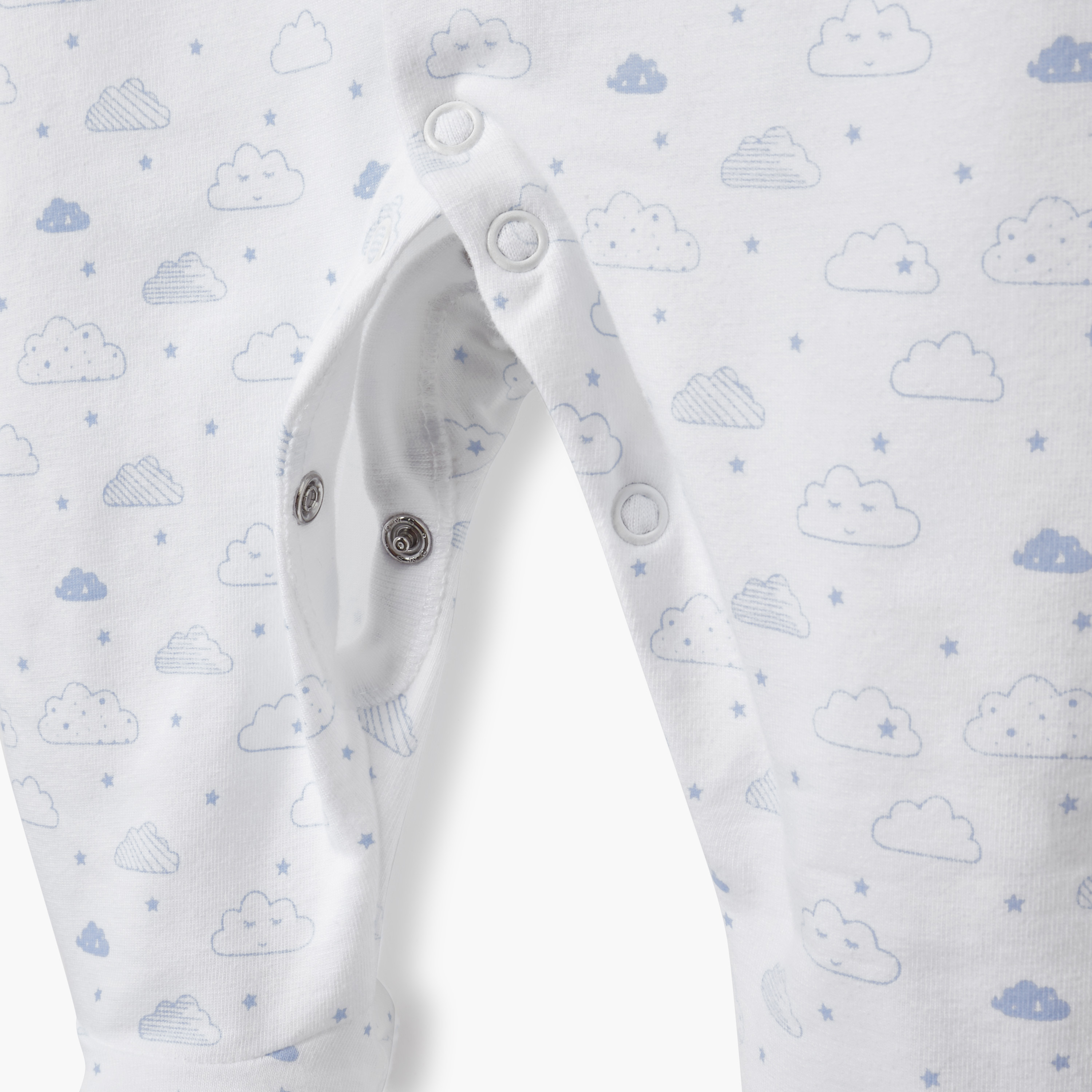 Juniors Assorted Sleepsuit with Long Sleeves and Pocket - Set of 2-baby-boys-clothing-nightwear-sleepsuits-image-6