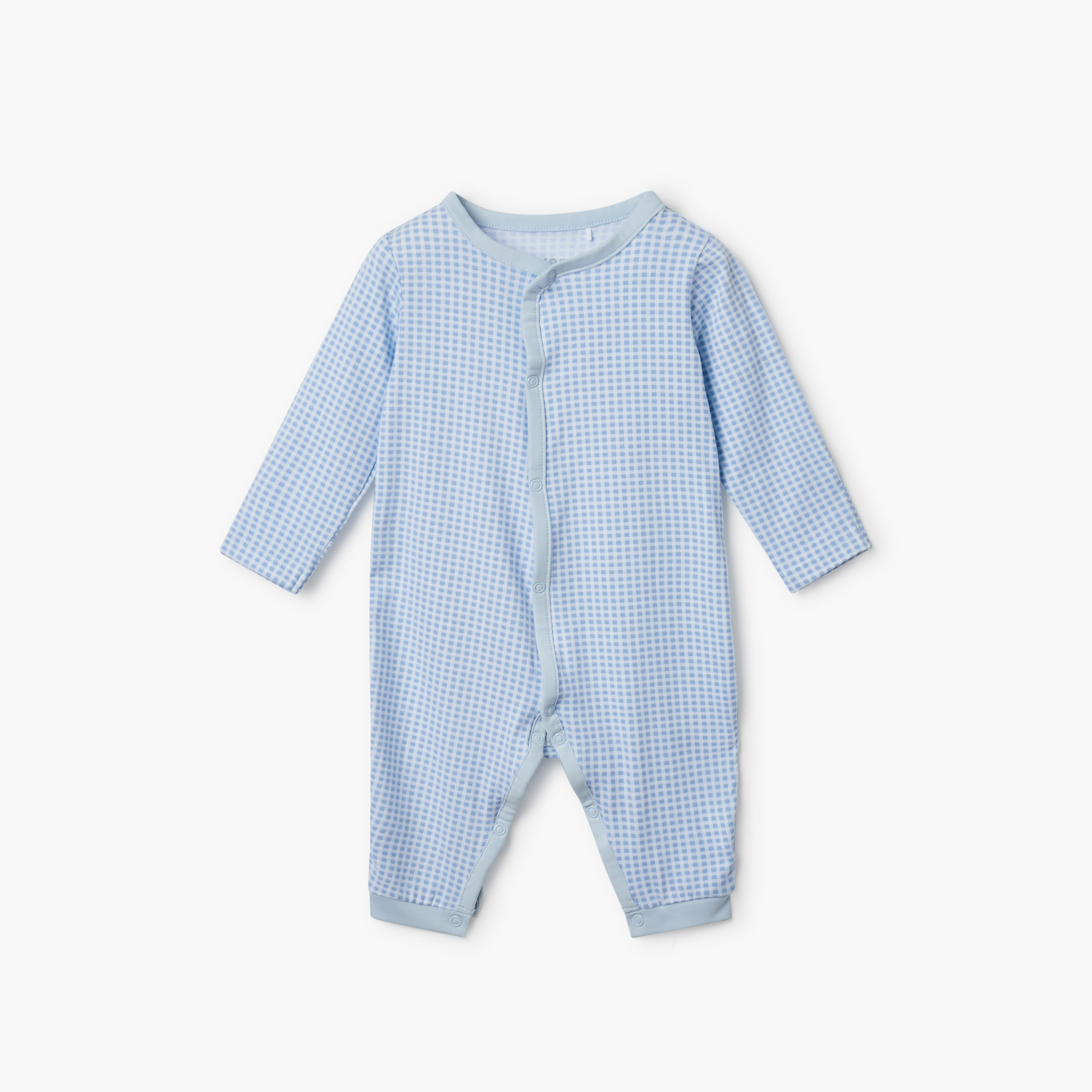 Juniors Printed Sleepsuit with Long Sleeves - Set of 2-baby-boys-clothing-nightwear-sleepsuits-image-2