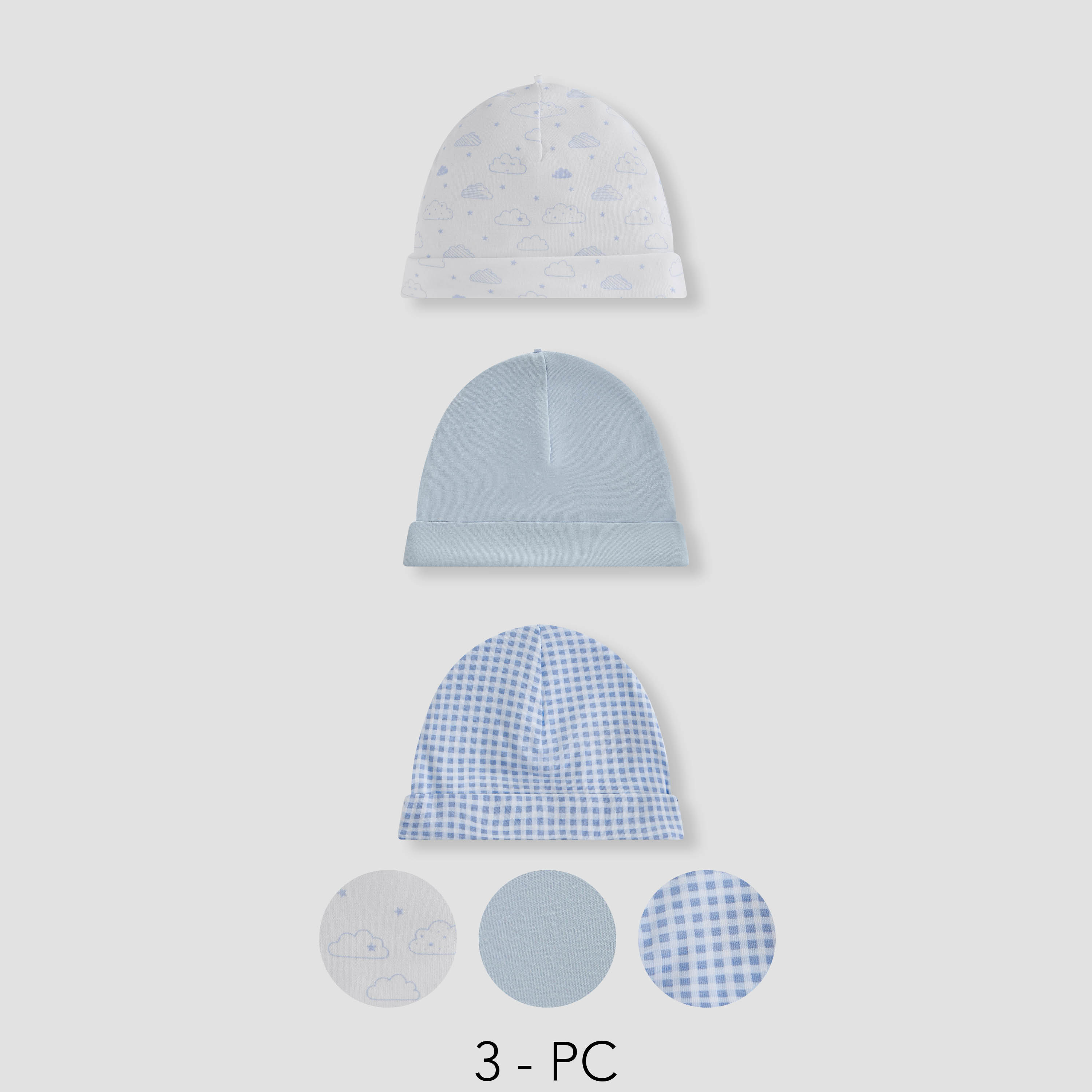 طقم كاب بيني متنوعة من جونيورز عدد 3-baby-boys-accessories-caps-image-1