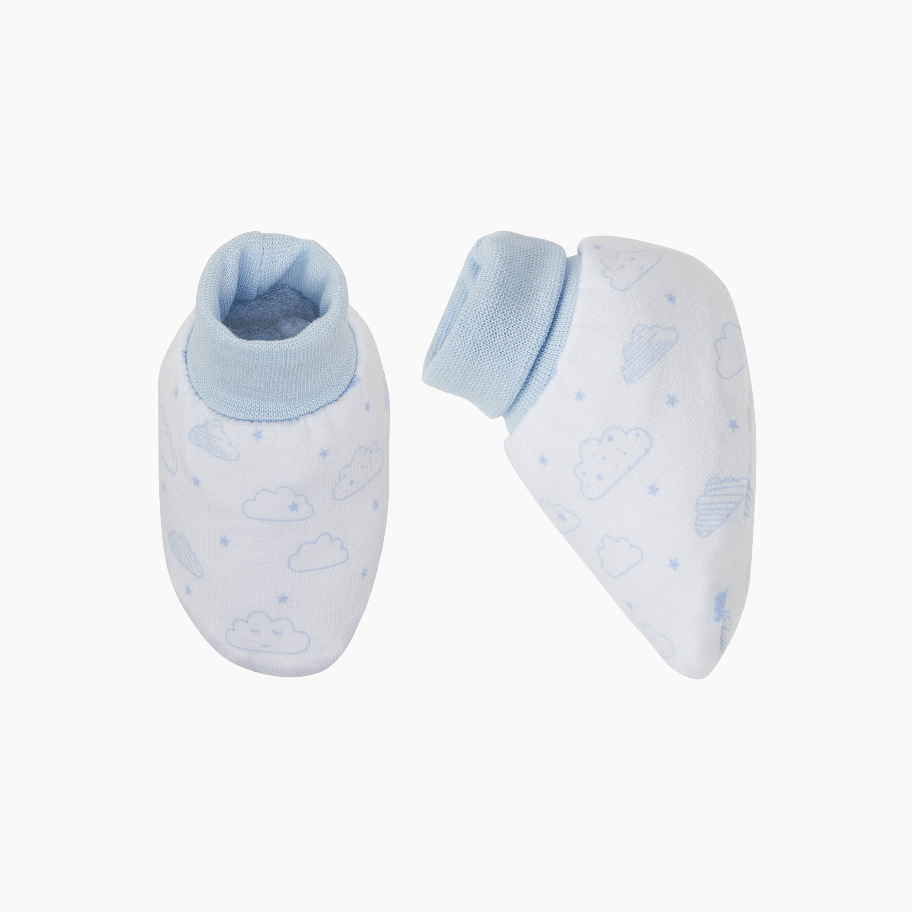 Juniors Printed Booties - Set of 2-baby-boys-shoes-booties-image-2