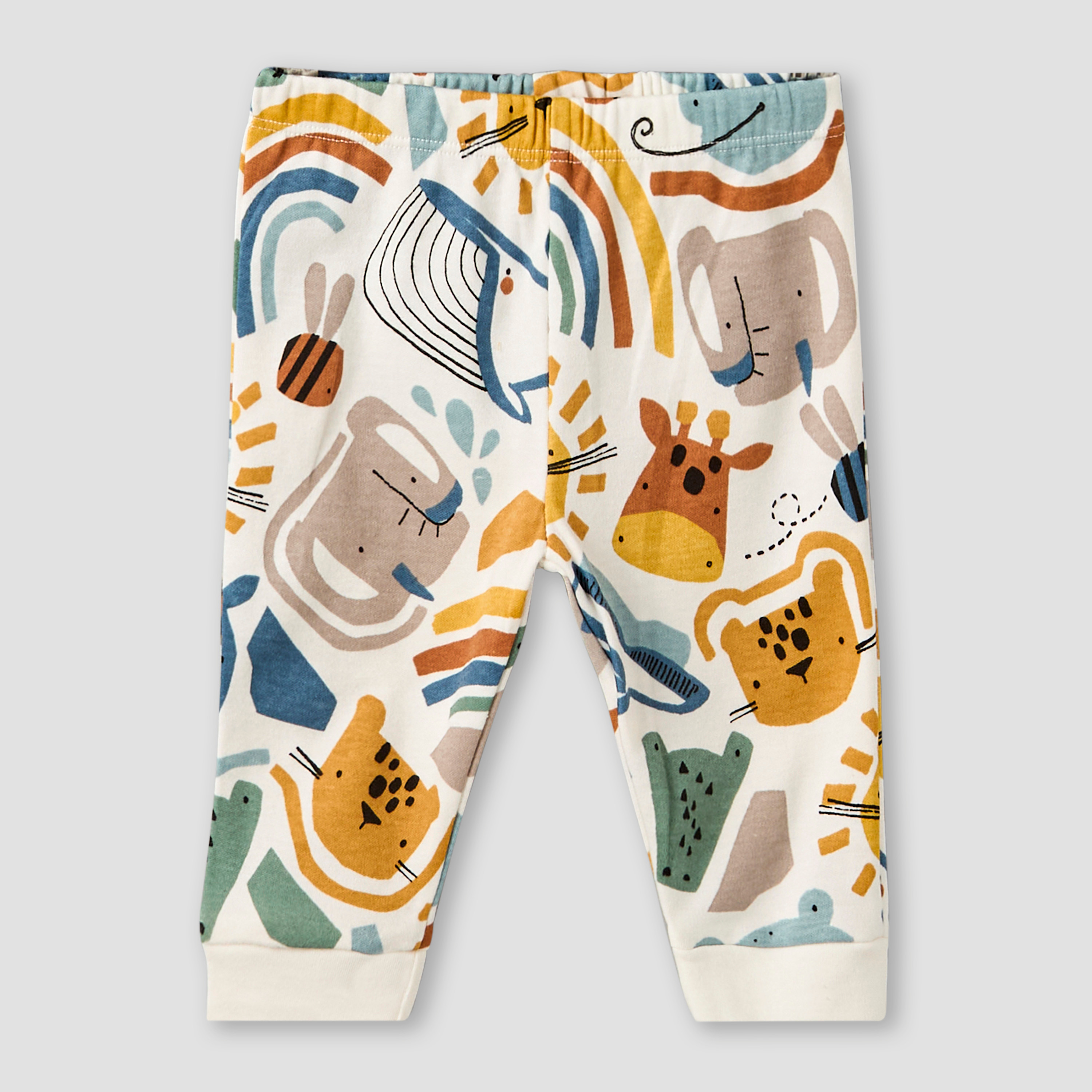 Juniors Cotton Long Sleeves Pyjama Set with Safari Print-baby-boys-clothing-nightwear-pyjamasets-image-4
