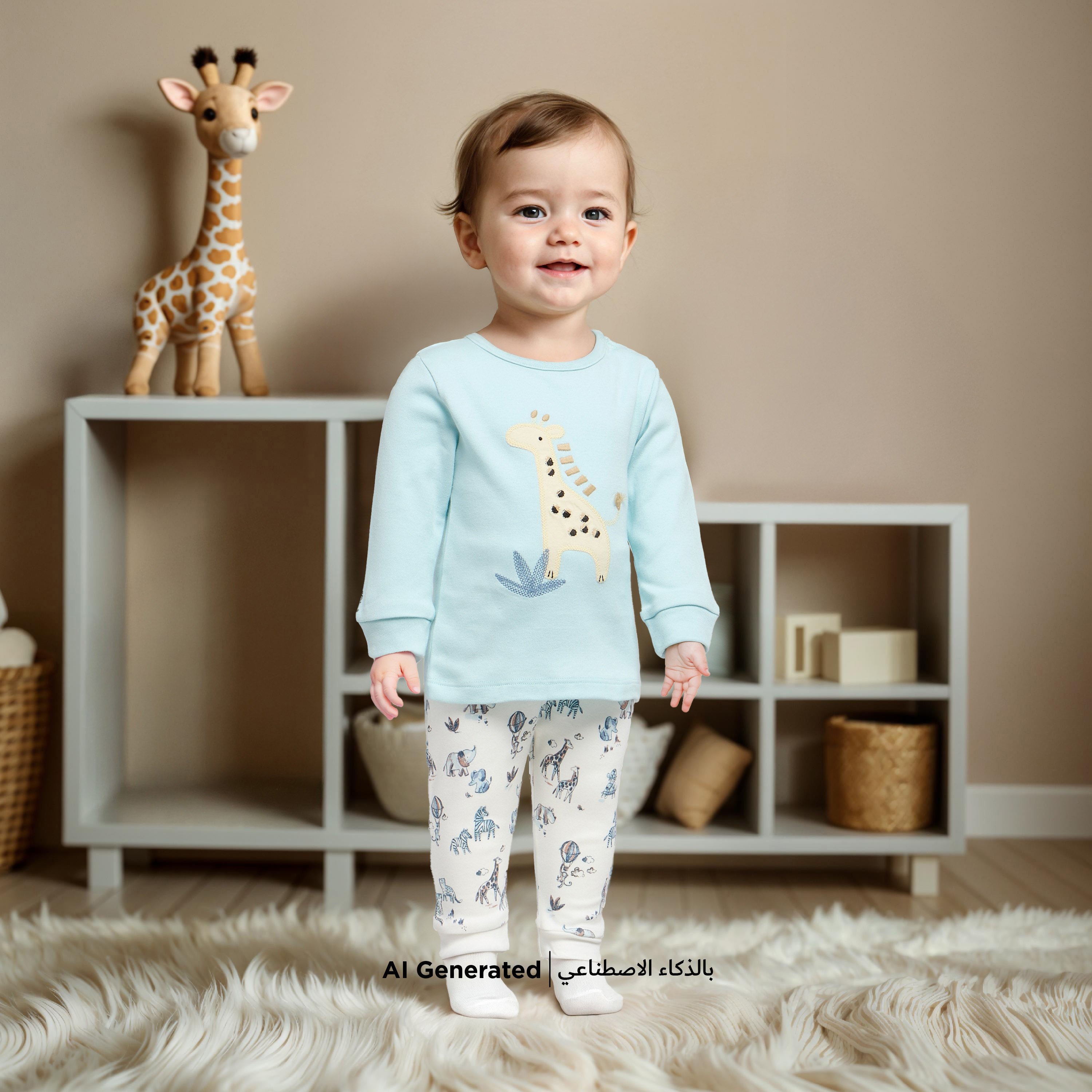 طقم بنطلون بيجاما وتيشيرت بزخارف من جونيورز-baby-boys-clothing-nightwear-pyjamasets-image-6