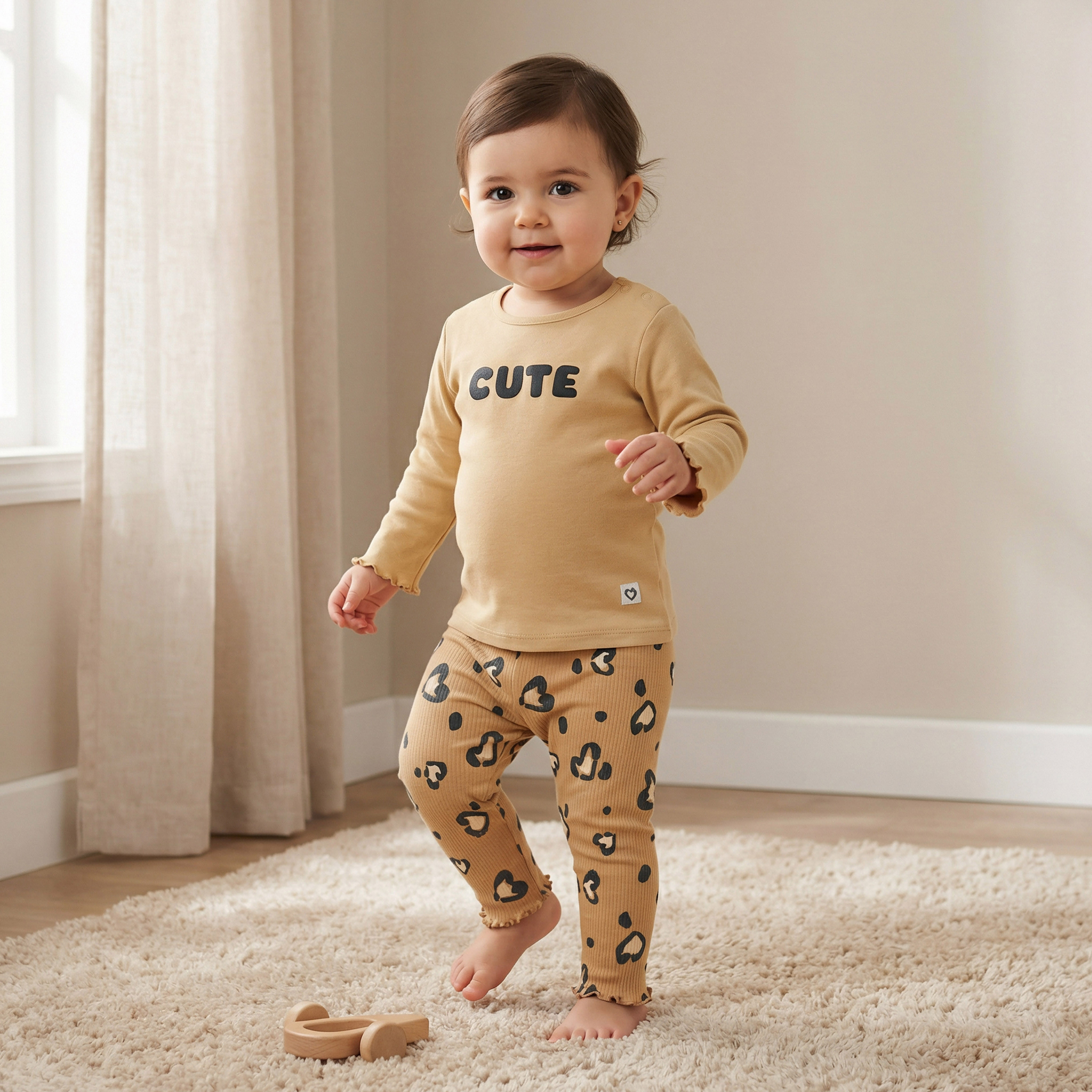Juniors Printed T-shirt and Pyjama Set-baby-girls-clothing-nightwear-pyjamasets-image-1