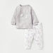 Juniors Bunny Detail T-shirt and Pyjama Set-Pyjama Sets-thumbnailMobile-0