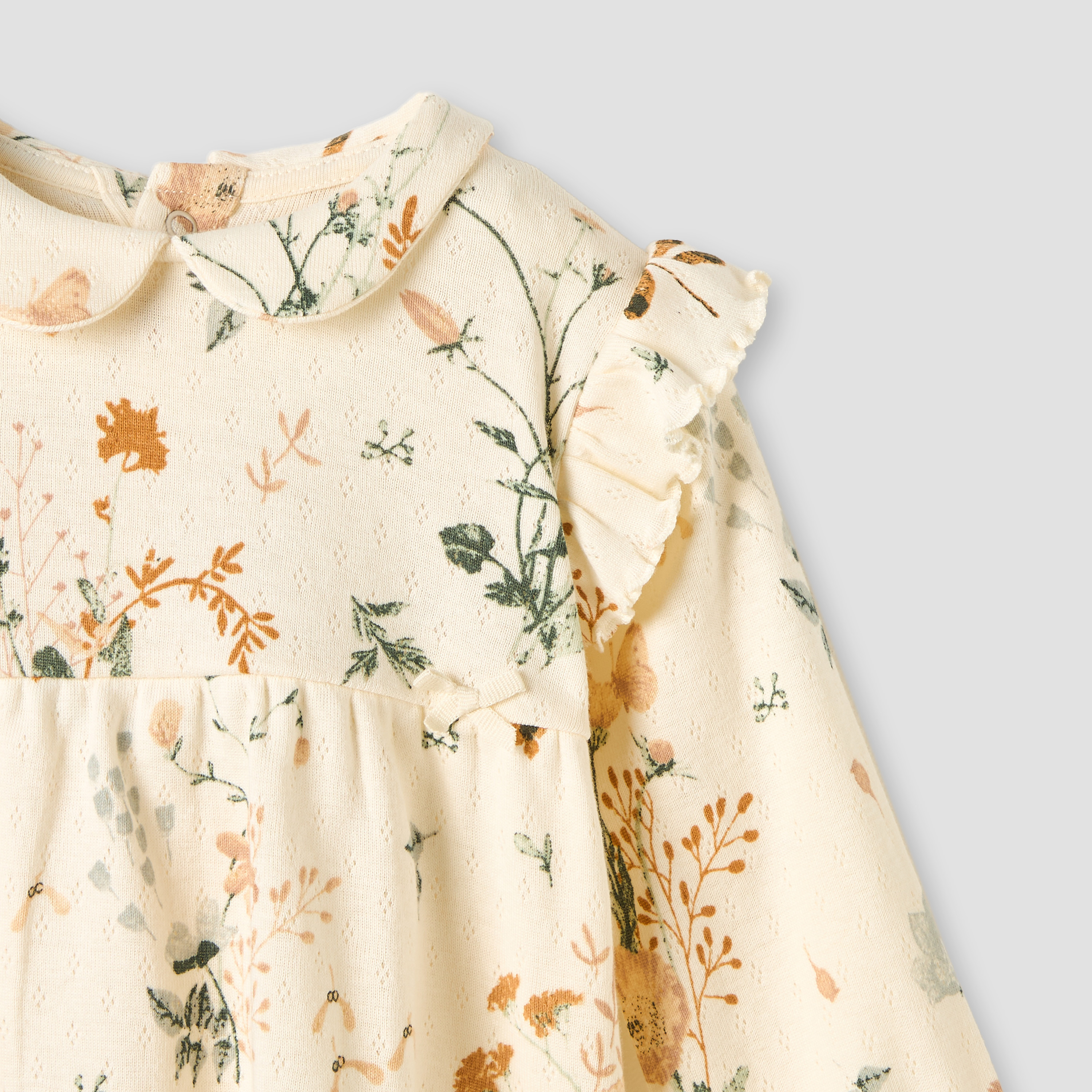 طقم بيجاما قطن بأكمام طويلة وياقة عادية وطبعات من جونيورز-baby-girls-clothing-nightwear-pyjamasets-image-4
