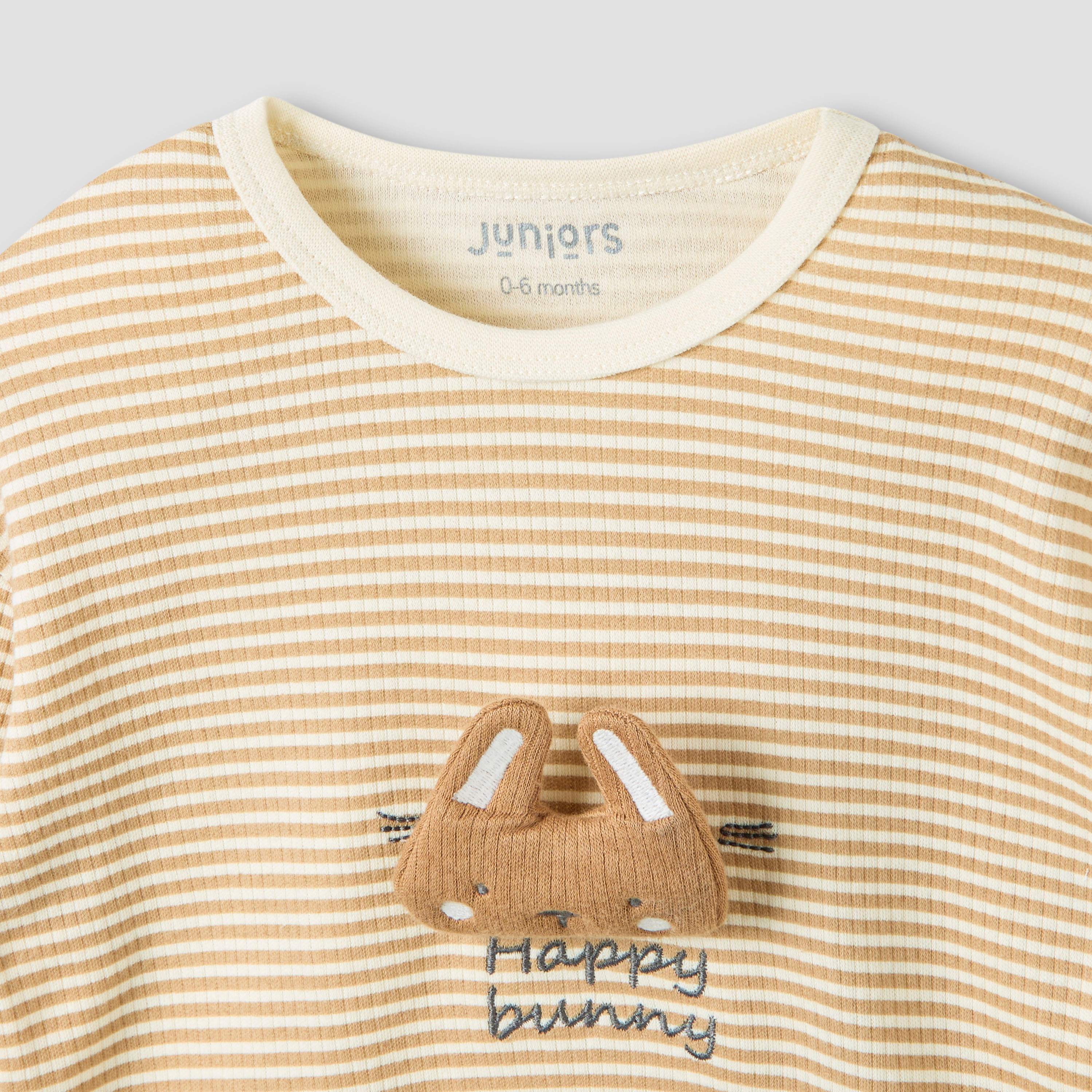 Juniors Animal Applique T-shirt and Pyjama Set-baby-girls-clothing-nightwear-pyjamasets-image-4
