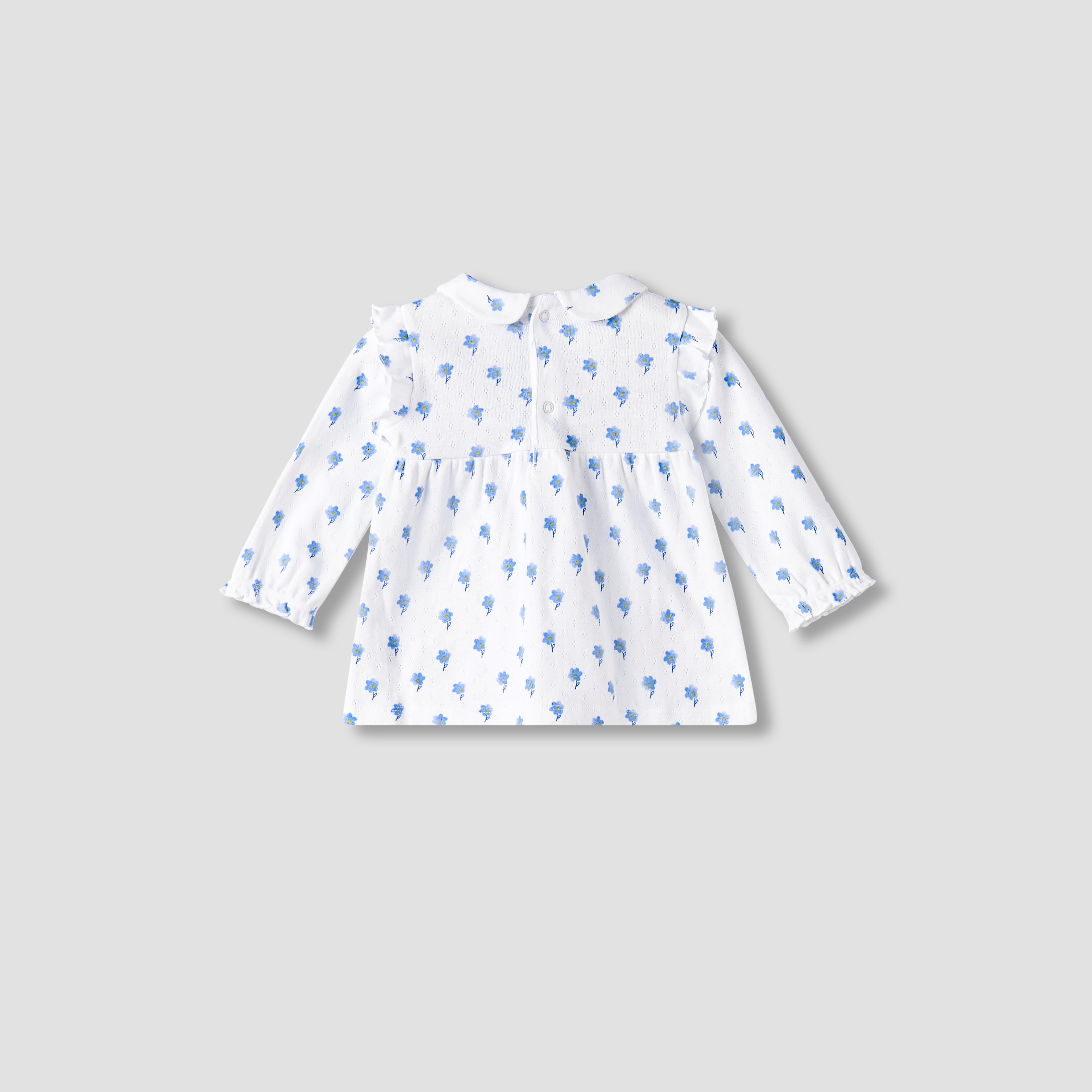 Juniors Cotton Peter Pan Collar Long Sleeves Pyjama Set with Floral Print-baby-girls-clothing-nightwear-pyjamasets-image-5
