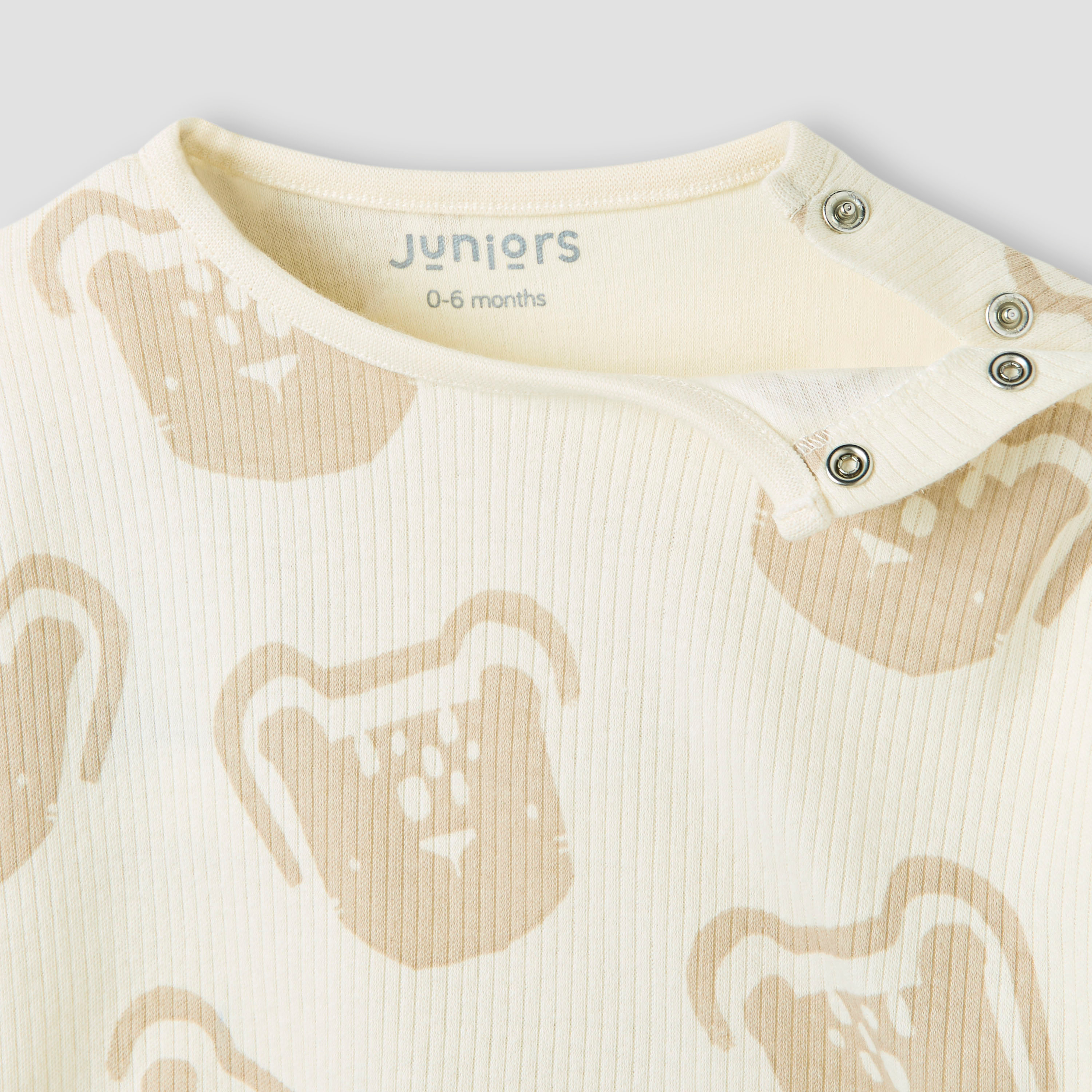 Juniors Pyjama Set with Bear Print - Cotton - Long Sleeves - Collar-baby-boys-clothing-nightwear-pyjamasets-image-6