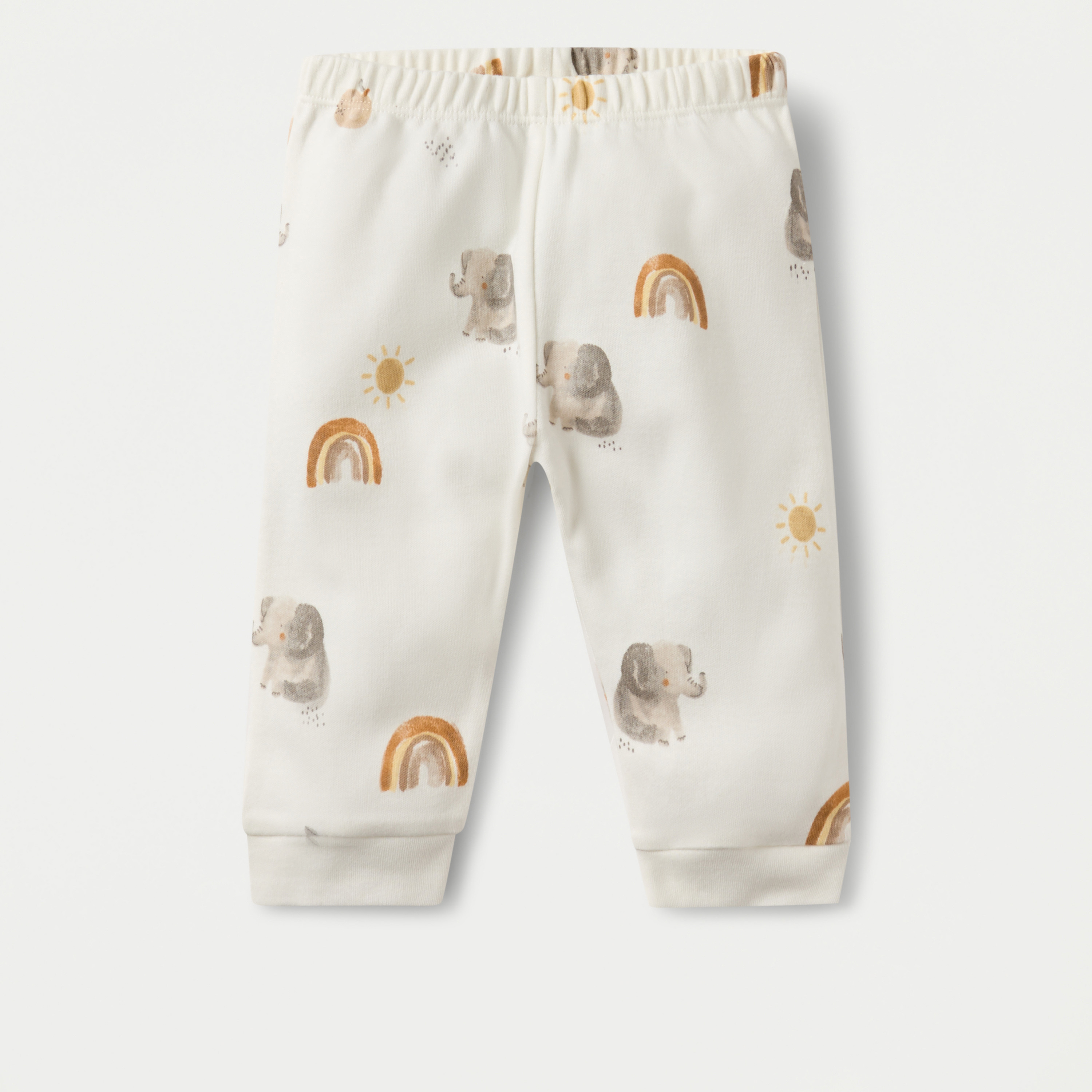 Juniors Elephant Print T-shirt and Pyjama Set-baby-girls-clothing-nightwear-pyjamasets-image-3