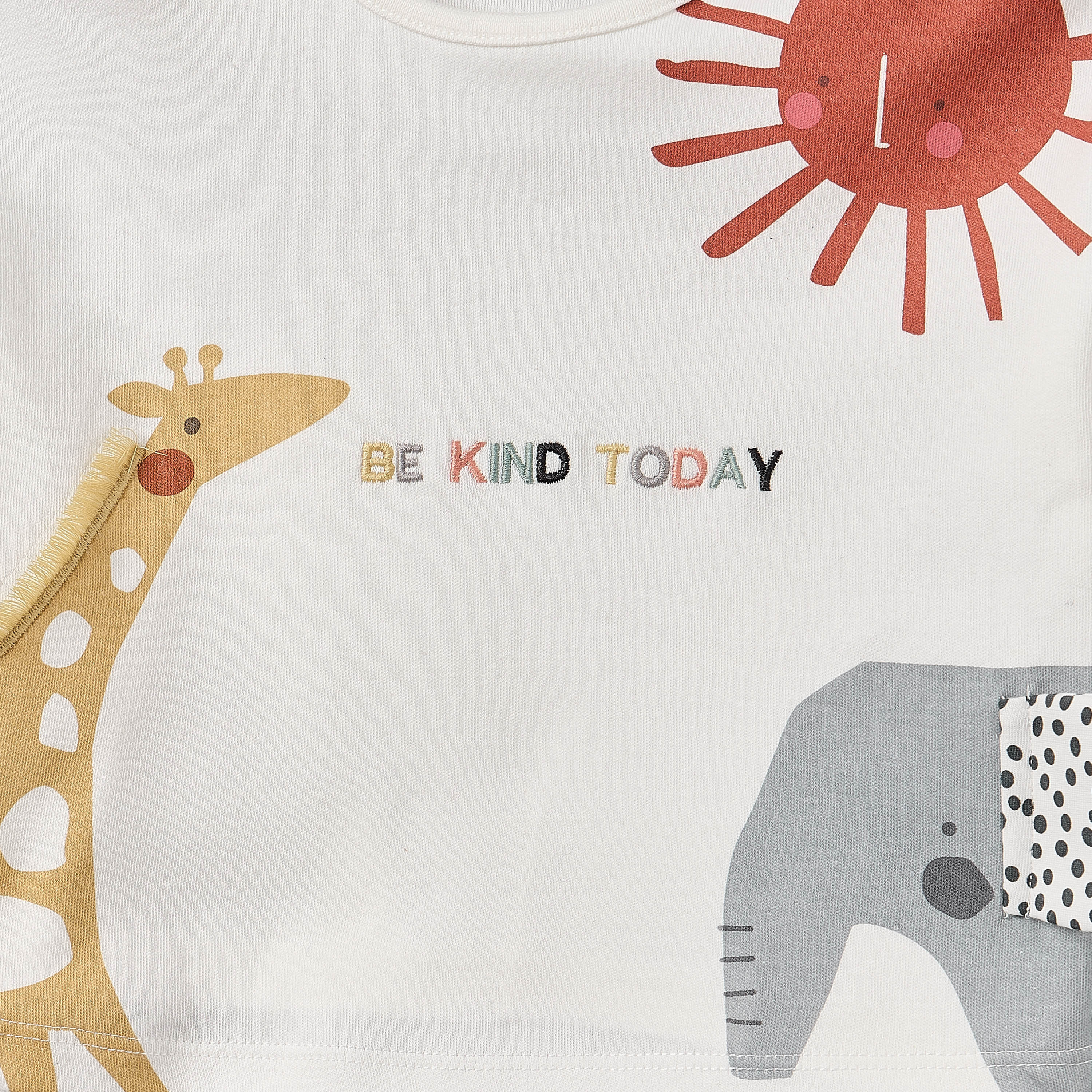 Juniors Cotton Round Neck Long Sleeves Pyjama Set with Safari Applique Detail-baby-boys-clothing-nightwear-pyjamasets-image-5