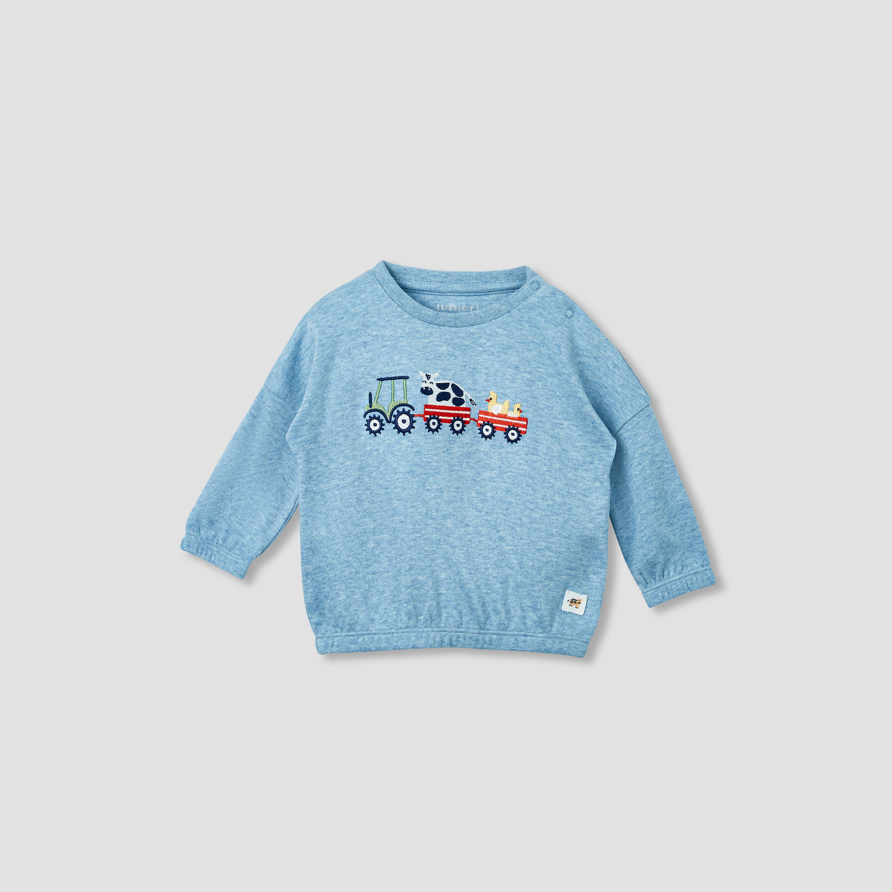 Juniors Embroidered T-shirt and Pyjama Set-baby-boys-clothing-nightwear-pyjamasets-image-2