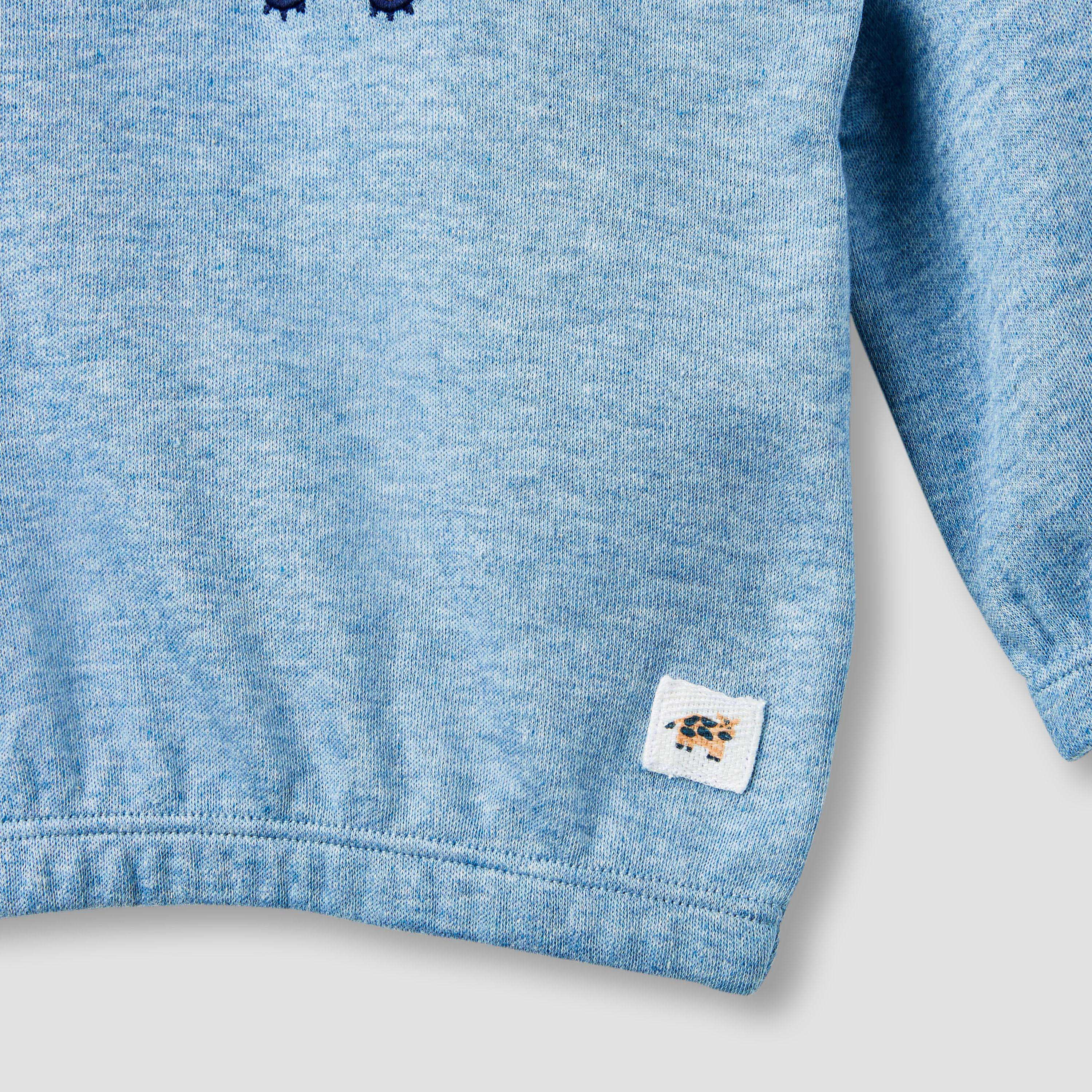 Juniors Embroidered T-shirt and Pyjama Set-baby-boys-clothing-nightwear-pyjamasets-image-5