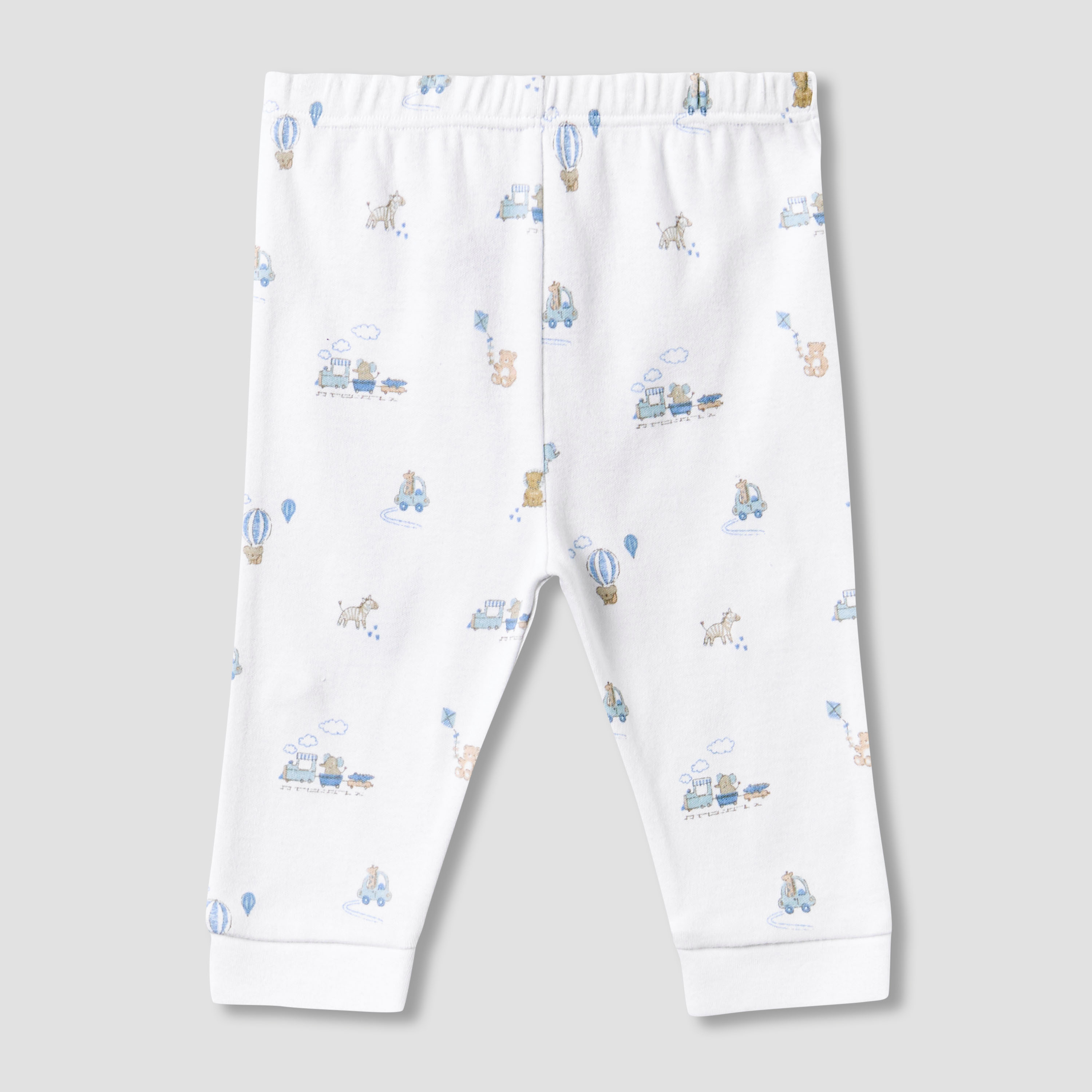 طقم بيجاما قطن برقبة مستديرة وأكمام طويلة وتطريزات من جونيورز-baby-boys-clothing-nightwear-pyjamasets-image-4
