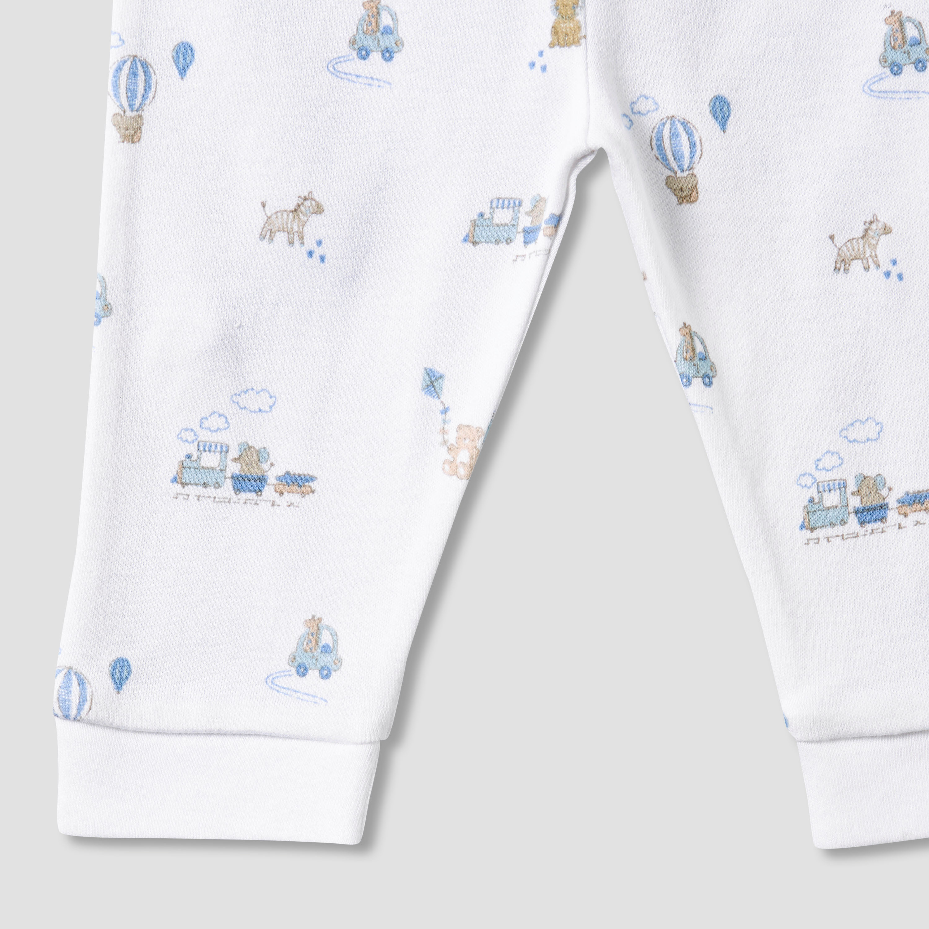 طقم بيجاما قطن برقبة مستديرة وأكمام طويلة وتطريزات من جونيورز-baby-boys-clothing-nightwear-pyjamasets-image-10
