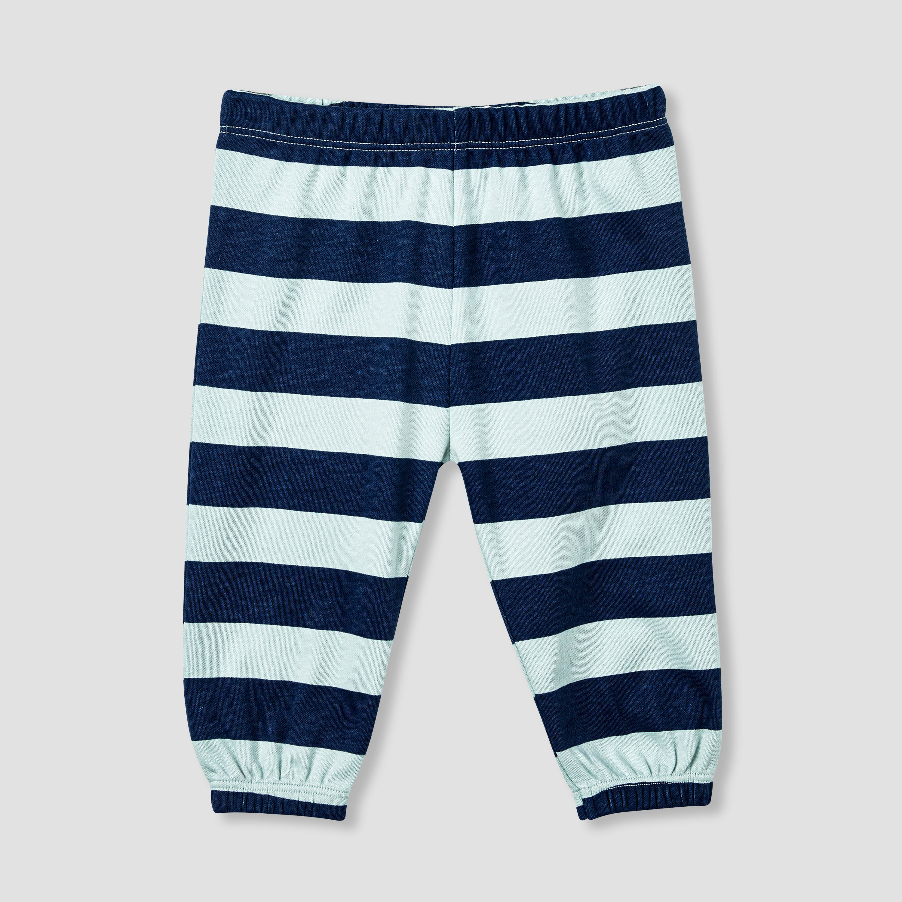 Juniors Embroidered Sweatshirt and Striped Pyjama Set-baby-boys-clothing-nightwear-pyjamasets-image-3