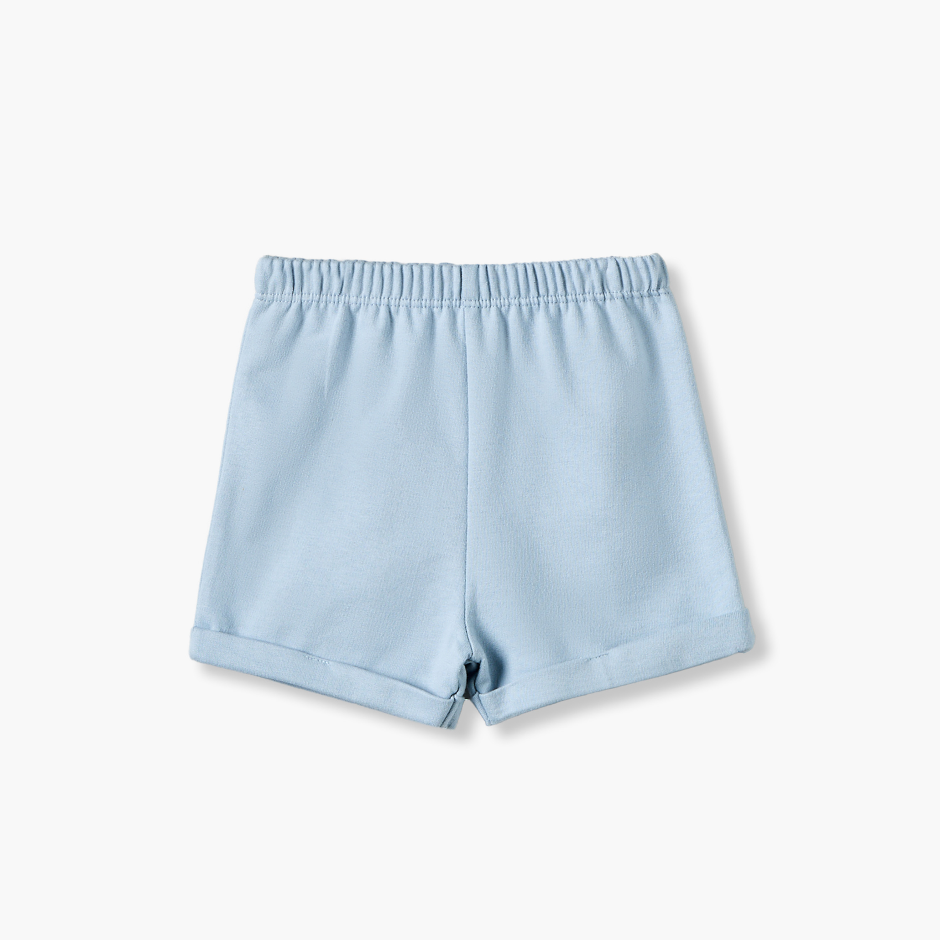 طقم تيشيرت بأكمام قصيرة وياقة ضيقة وشورت بأطراف مطوية من جونيورز-baby-boys-clothing-setsandcoords-image-4