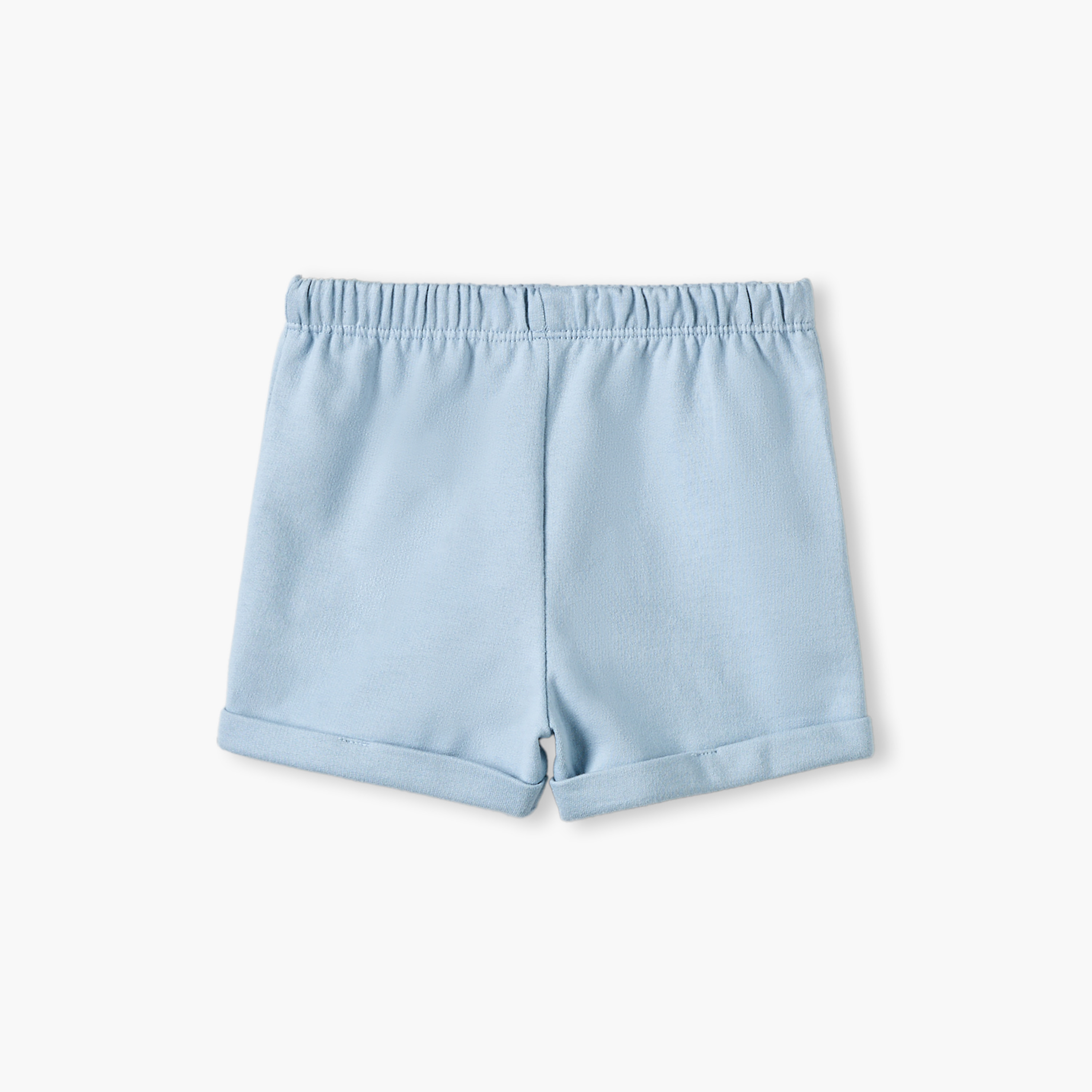 طقم تيشيرت بأكمام قصيرة وياقة ضيقة وشورت بأطراف مطوية من جونيورز-baby-boys-clothing-setsandcoords-image-6