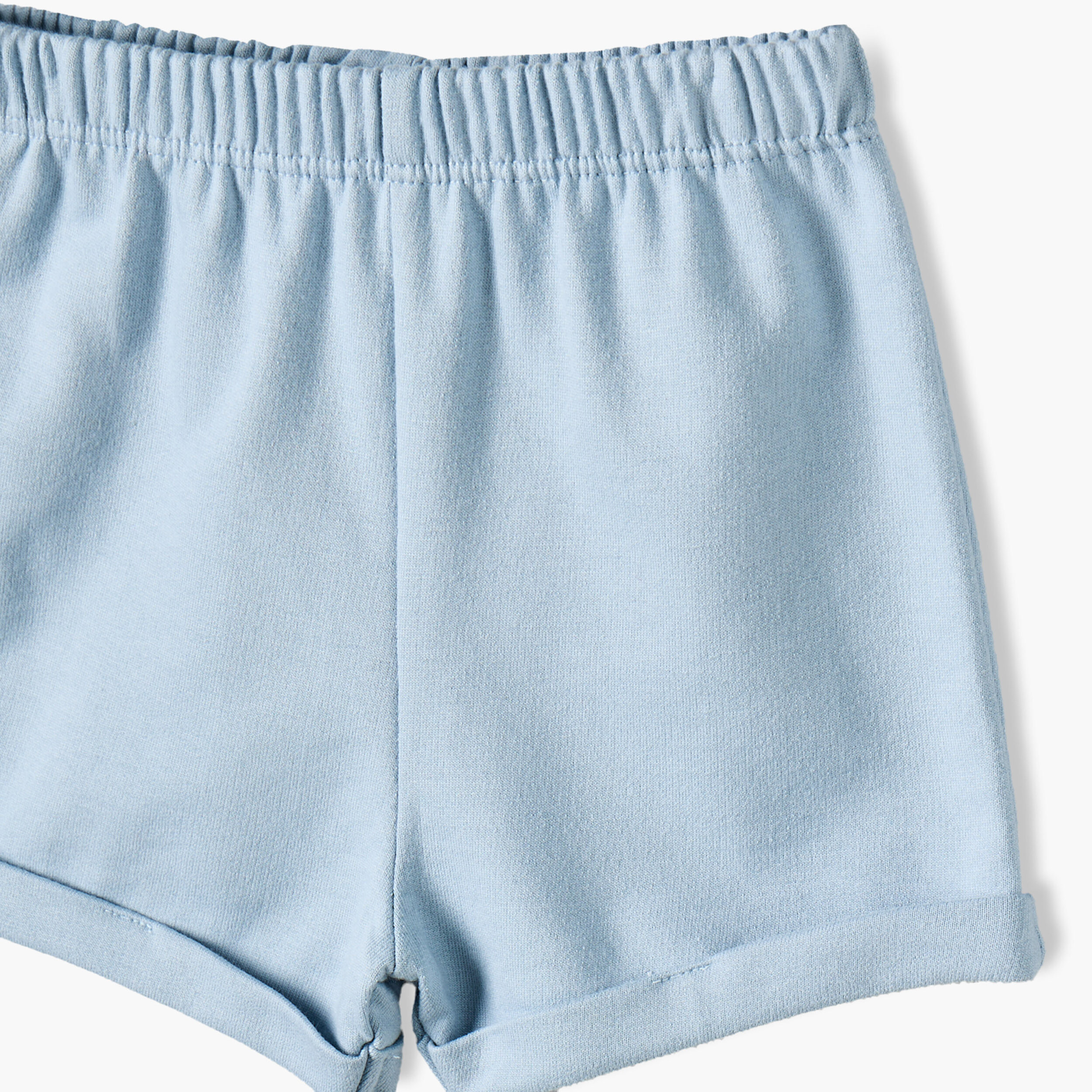 طقم تيشيرت بأكمام قصيرة وياقة ضيقة وشورت بأطراف مطوية من جونيورز-baby-boys-clothing-setsandcoords-image-8