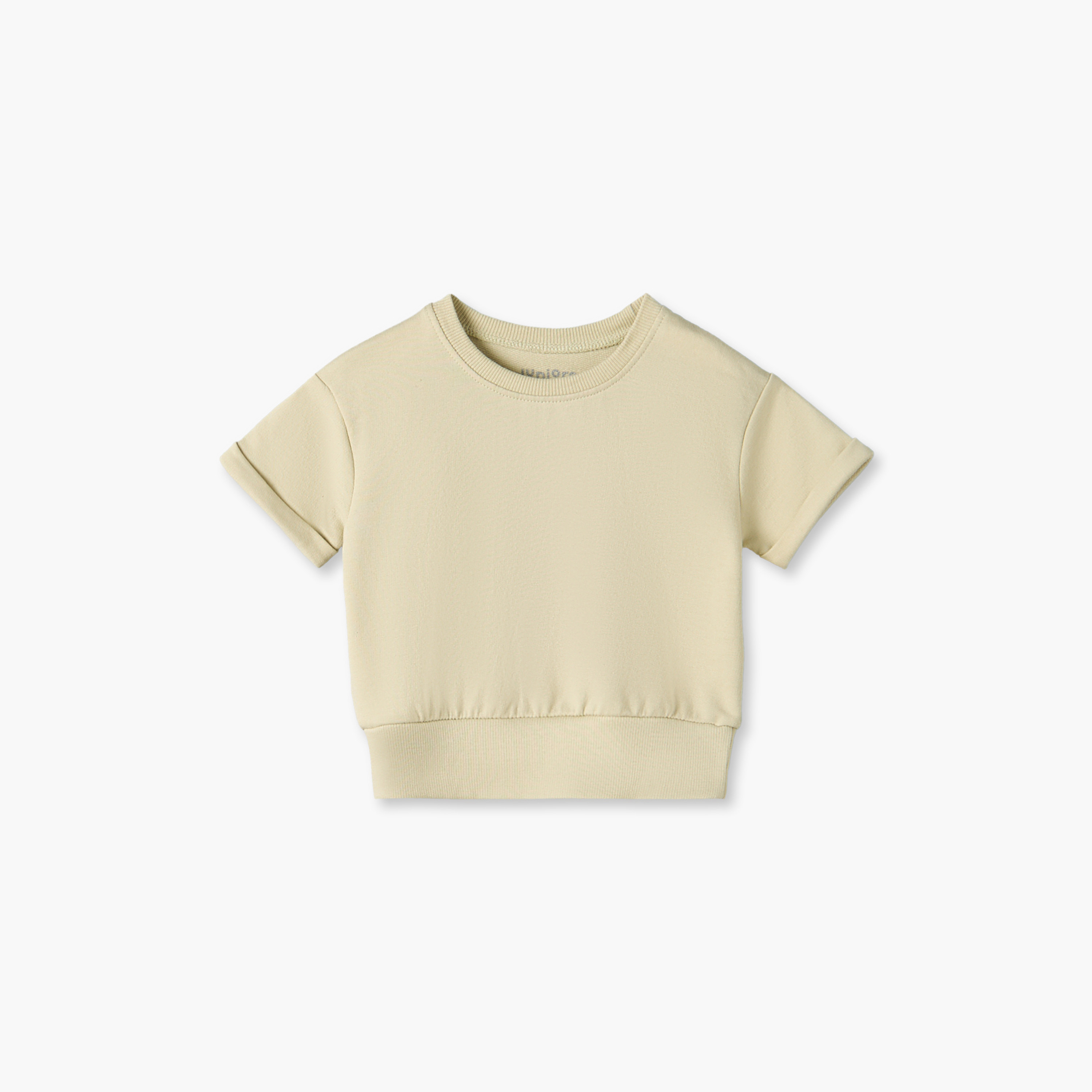 طقم شورت وسويت شيرت بياقة ضيقة وأكمام قصيرة وحواف مطوية من جونيورز-baby-boys-clothing-setsandcoords-image-3