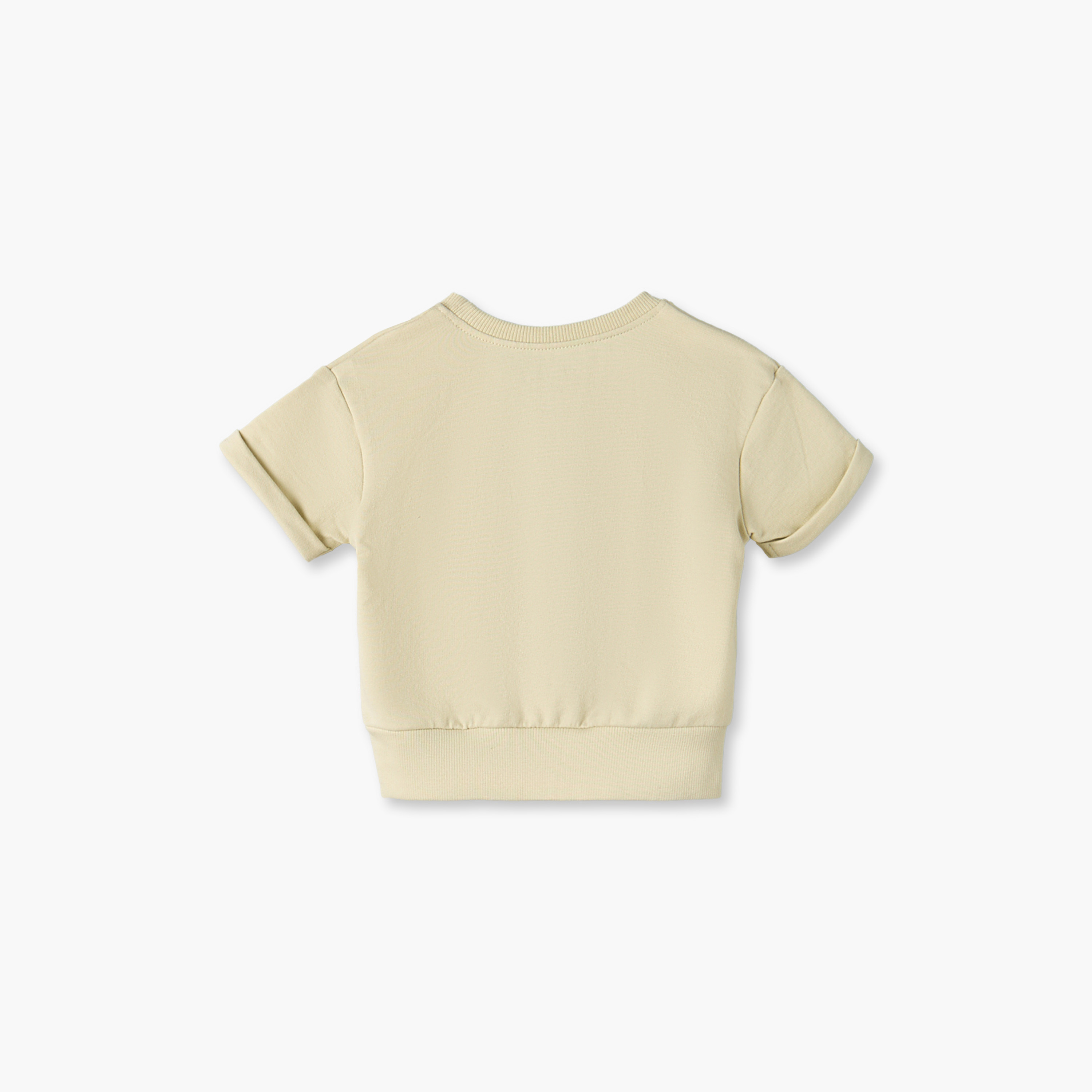 طقم شورت وسويت شيرت بياقة ضيقة وأكمام قصيرة وحواف مطوية من جونيورز-baby-boys-clothing-setsandcoords-image-5