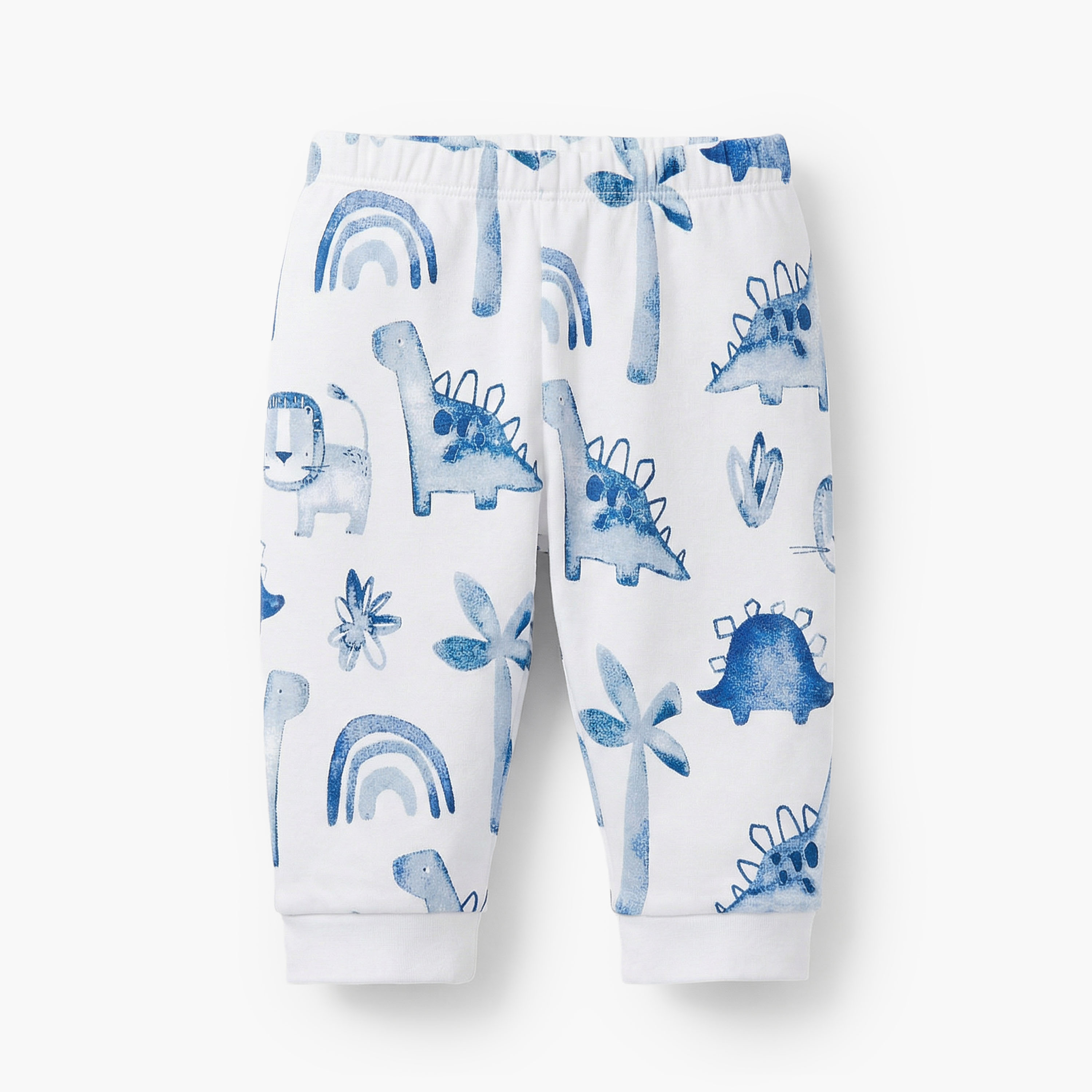 Juniors Cotton Round Neck Long Sleeves Pyjama Set with Print-baby-boys-clothing-nightwear-pyjamasets-image-4