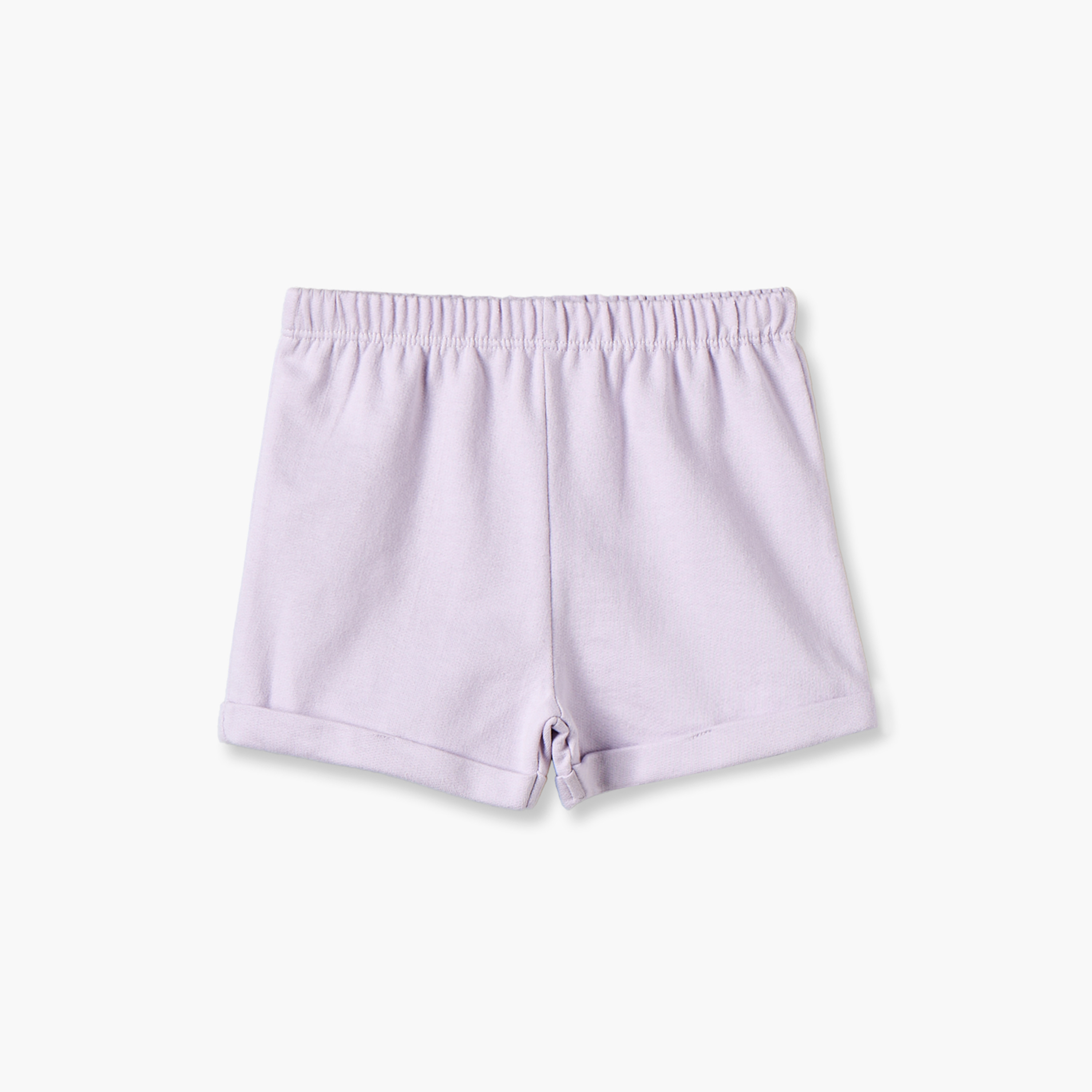 طقم تيشيرت بأكمام قصيرة وياقة ضيقة وشورت بأطراف مطوية من جونيورز-baby-girls-clothing-setsandcoords-image-4