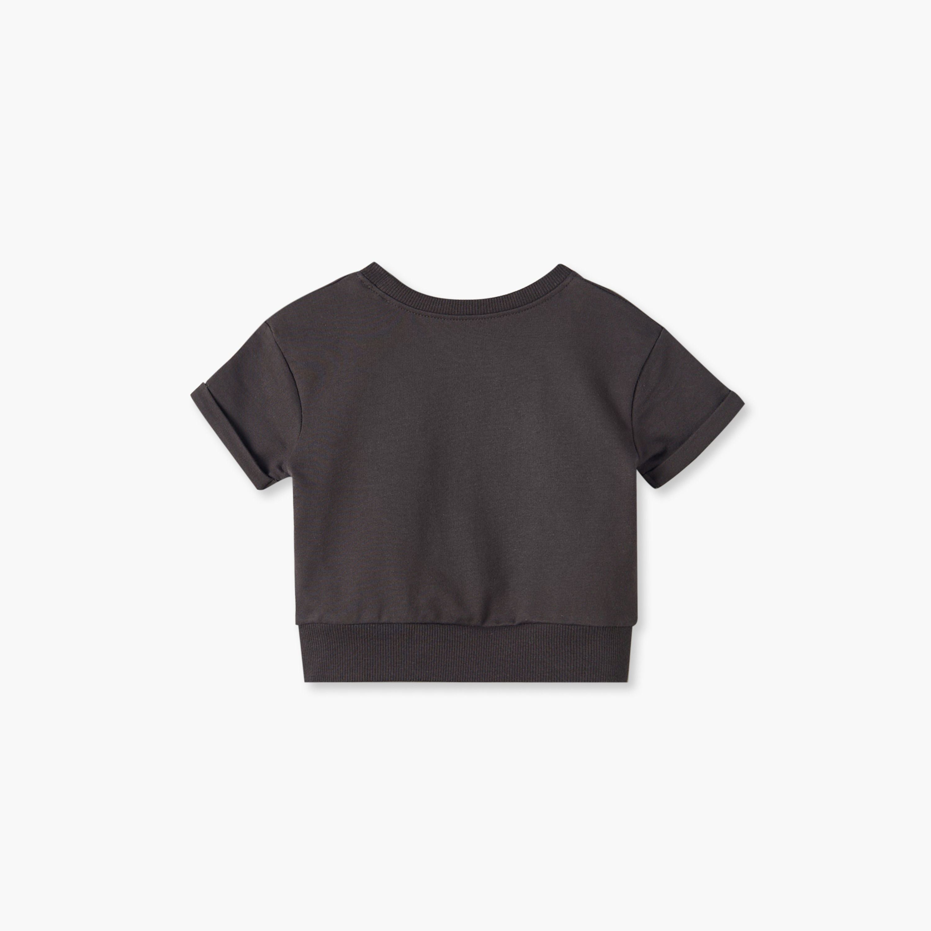 طقم شورت وسويت شيرت بياقة ضيقة وأكمام قصيرة وحواف مطوية من جونيورز-baby-girls-clothing-setsandcoords-image-5