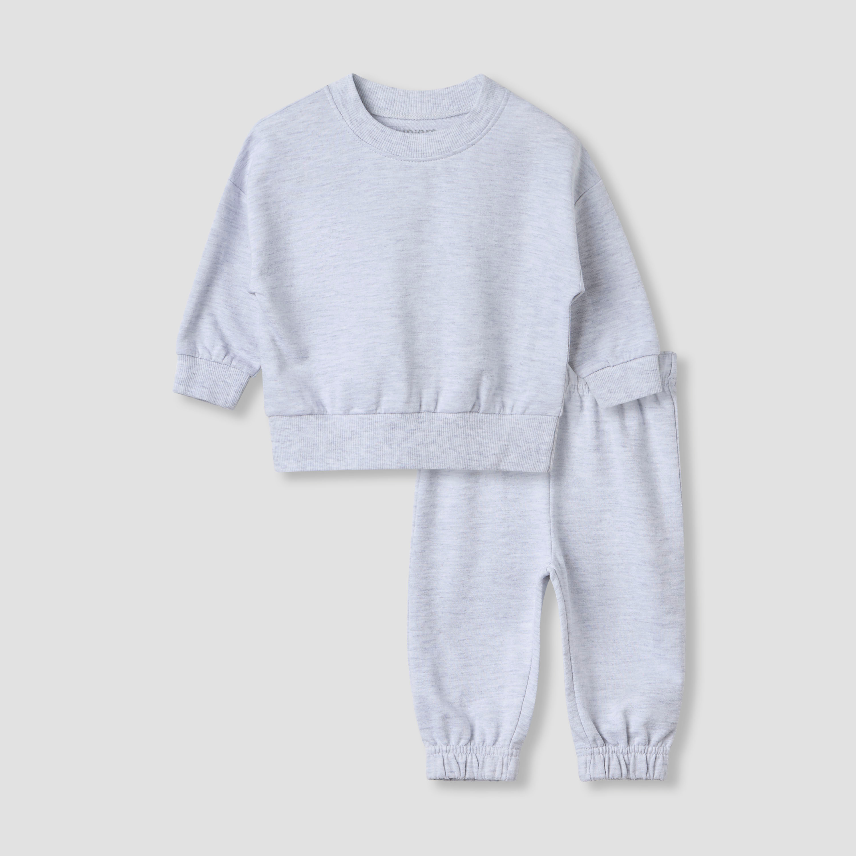Juniors Solid Long Sleeve Sweatshirt and Pyjama Set-baby-boys-clothing-nightwear-pyjamasets-image-2