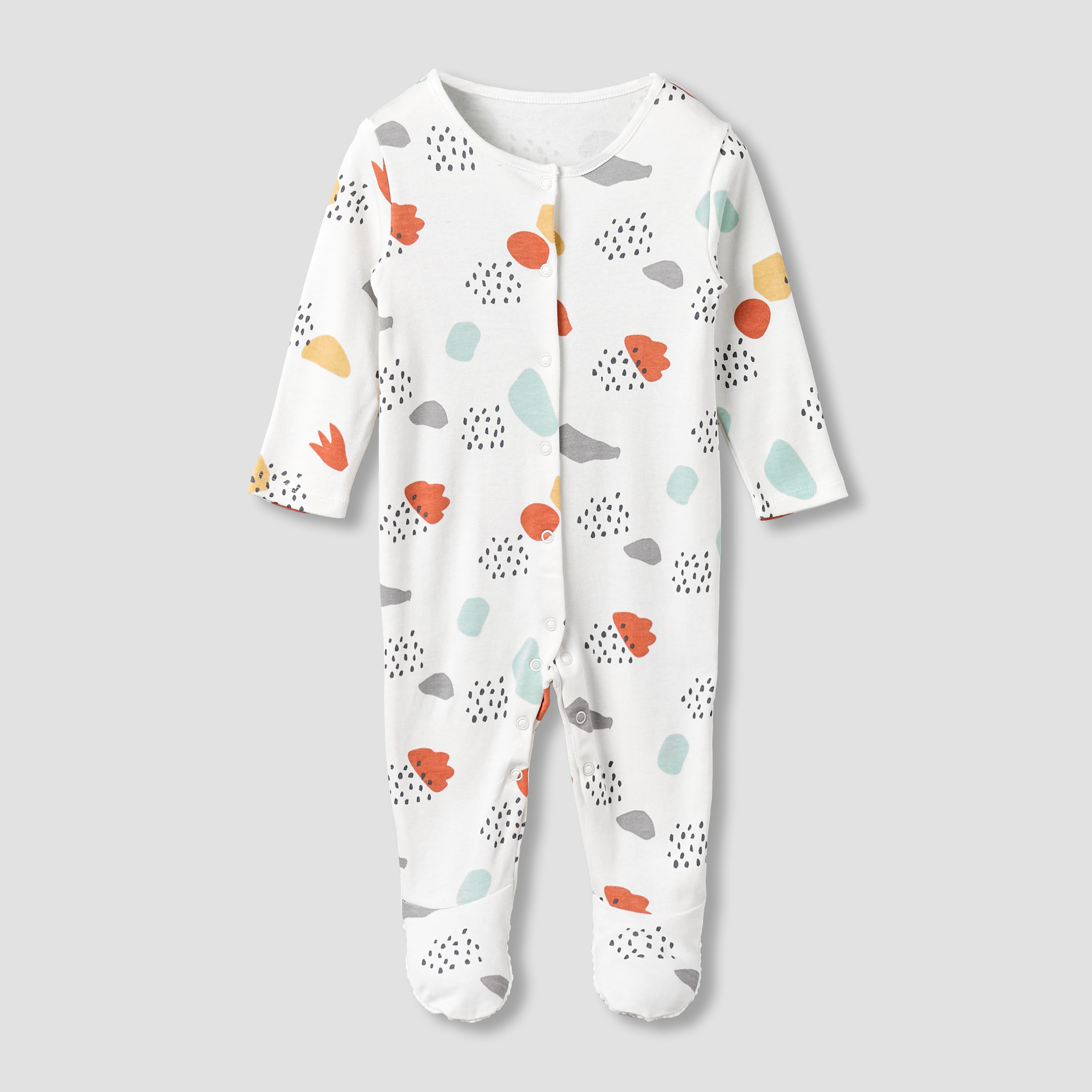 Pack of 3 Juniors Cotton Round Neck Long Sleeves Sleepsuit with Fun Print-promo_babyshop_Buy2for1025_KWT130126-image-3
