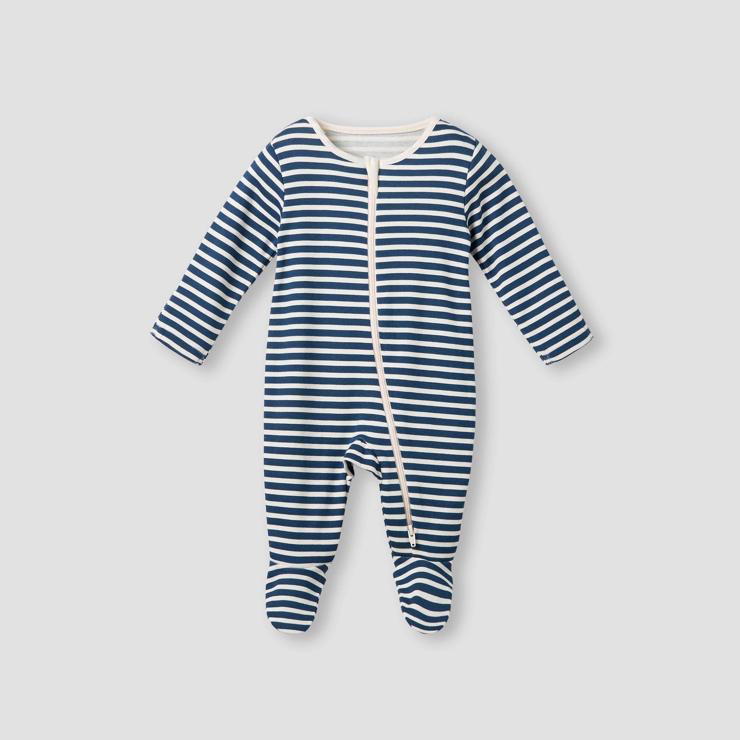 Juniors Printed Sleepsuit with Long Sleeves and Zip Closure - Set of 3-baby-boys-clothing-nightwear-sleepsuits-image-4