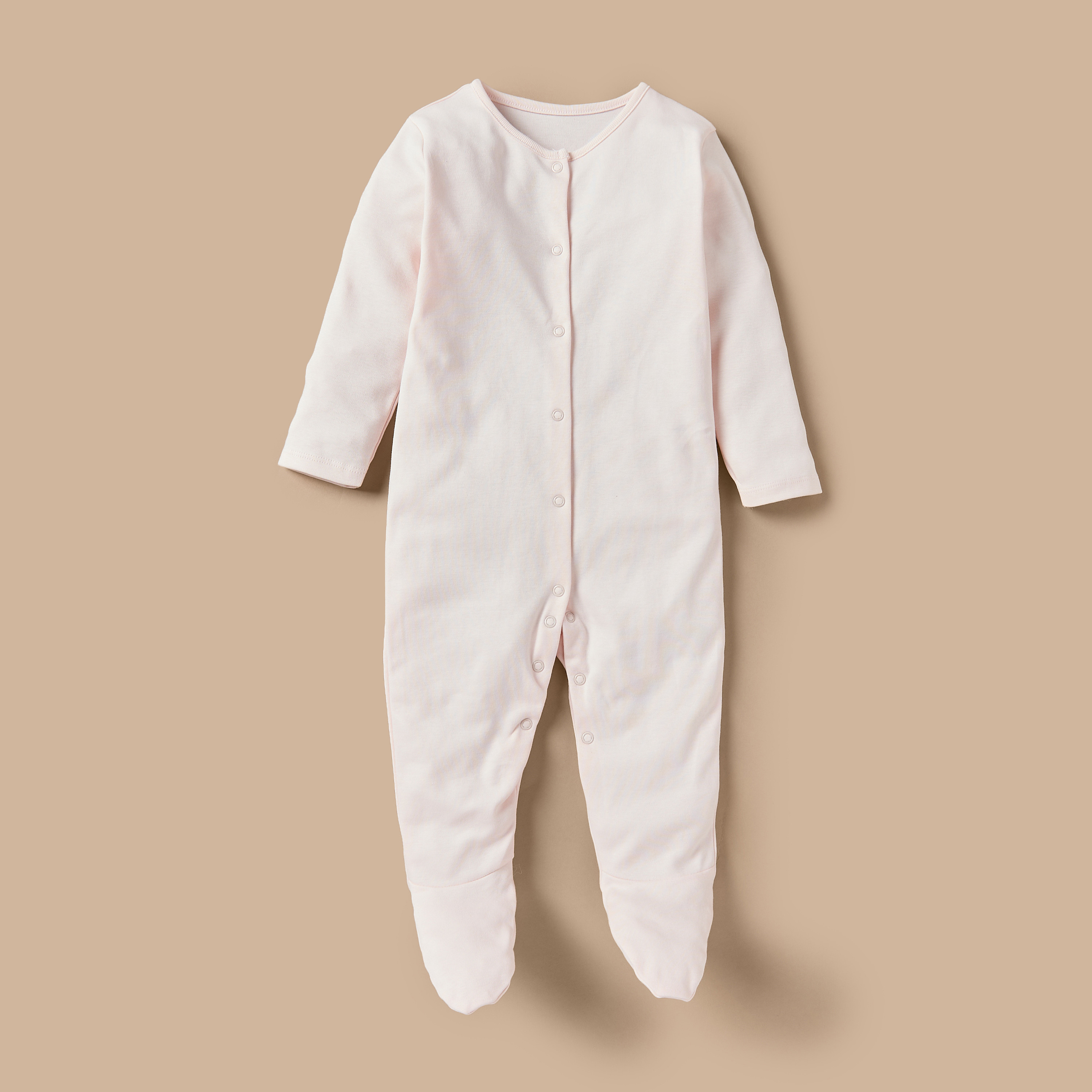 Juniors Bunny Print Footed Sleepsuit with Long Sleeves - Set of 3-baby-girls-clothing-nightwear-sleepsuits-image-4