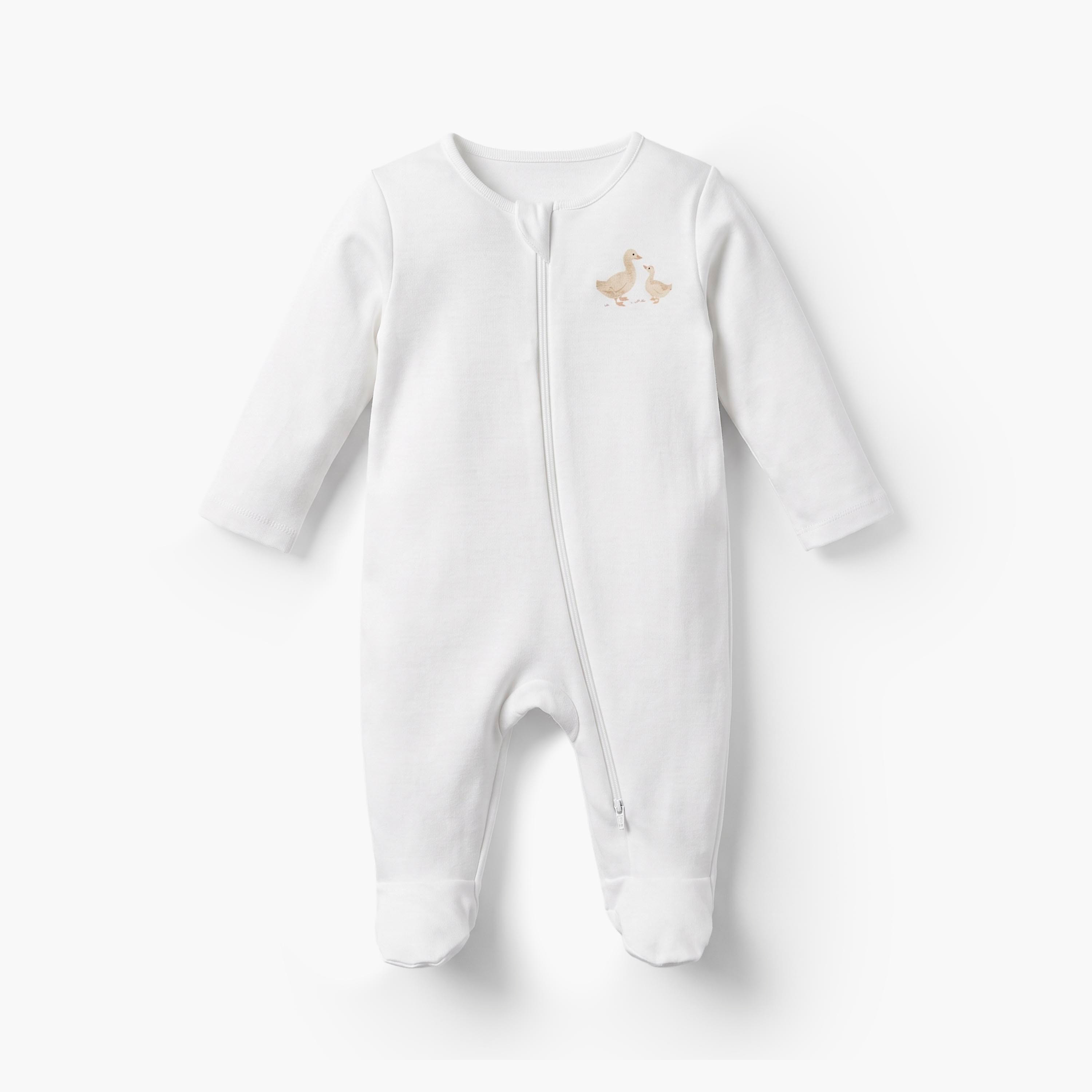 طقم بدلات نوم قطن 3 قطع برقبة مستديرة وطبعات من جونيورز-baby-boys-clothing-nightwear-sleepsuits-image-2