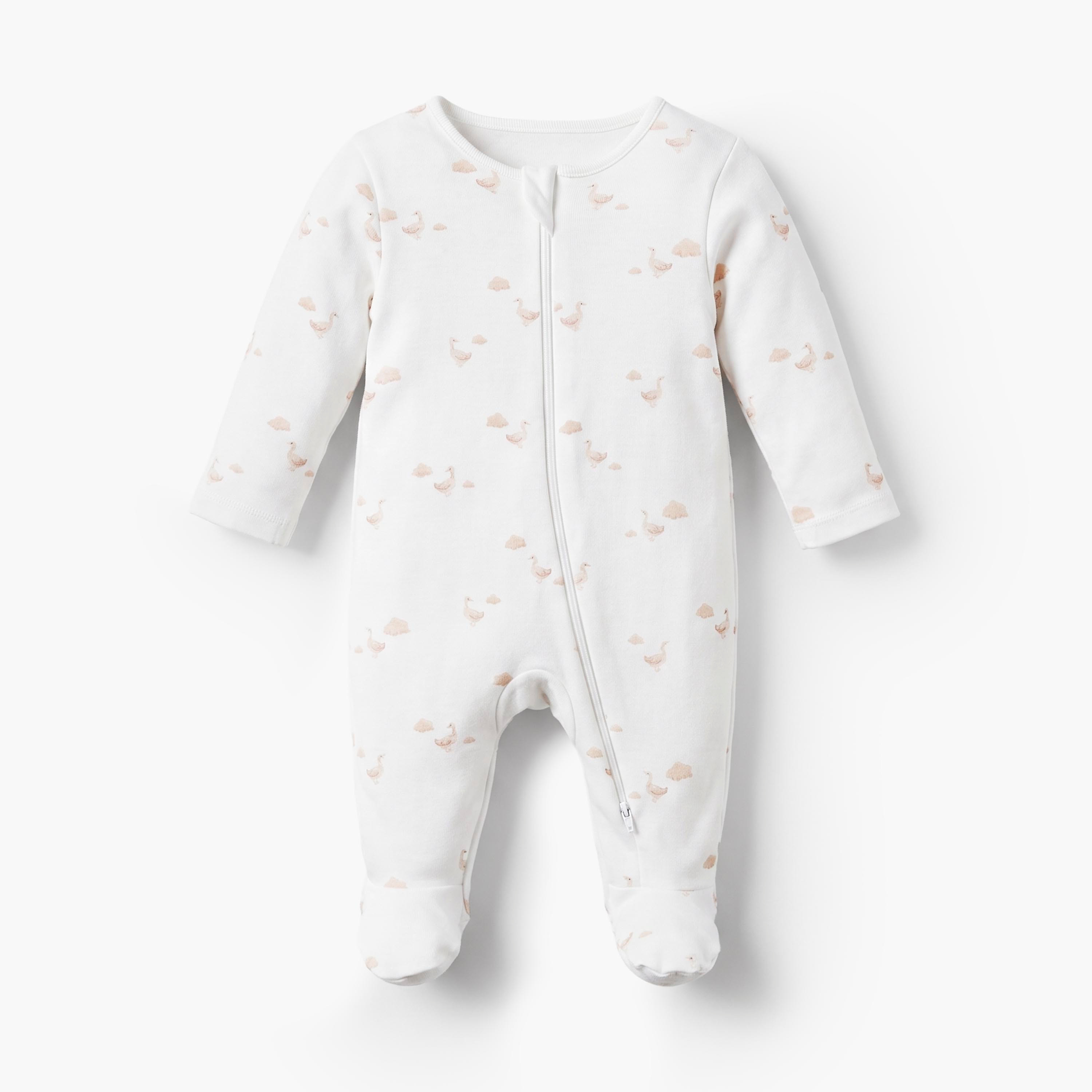 طقم بدلات نوم قطن 3 قطع برقبة مستديرة وطبعات من جونيورز-baby-boys-clothing-nightwear-sleepsuits-image-4