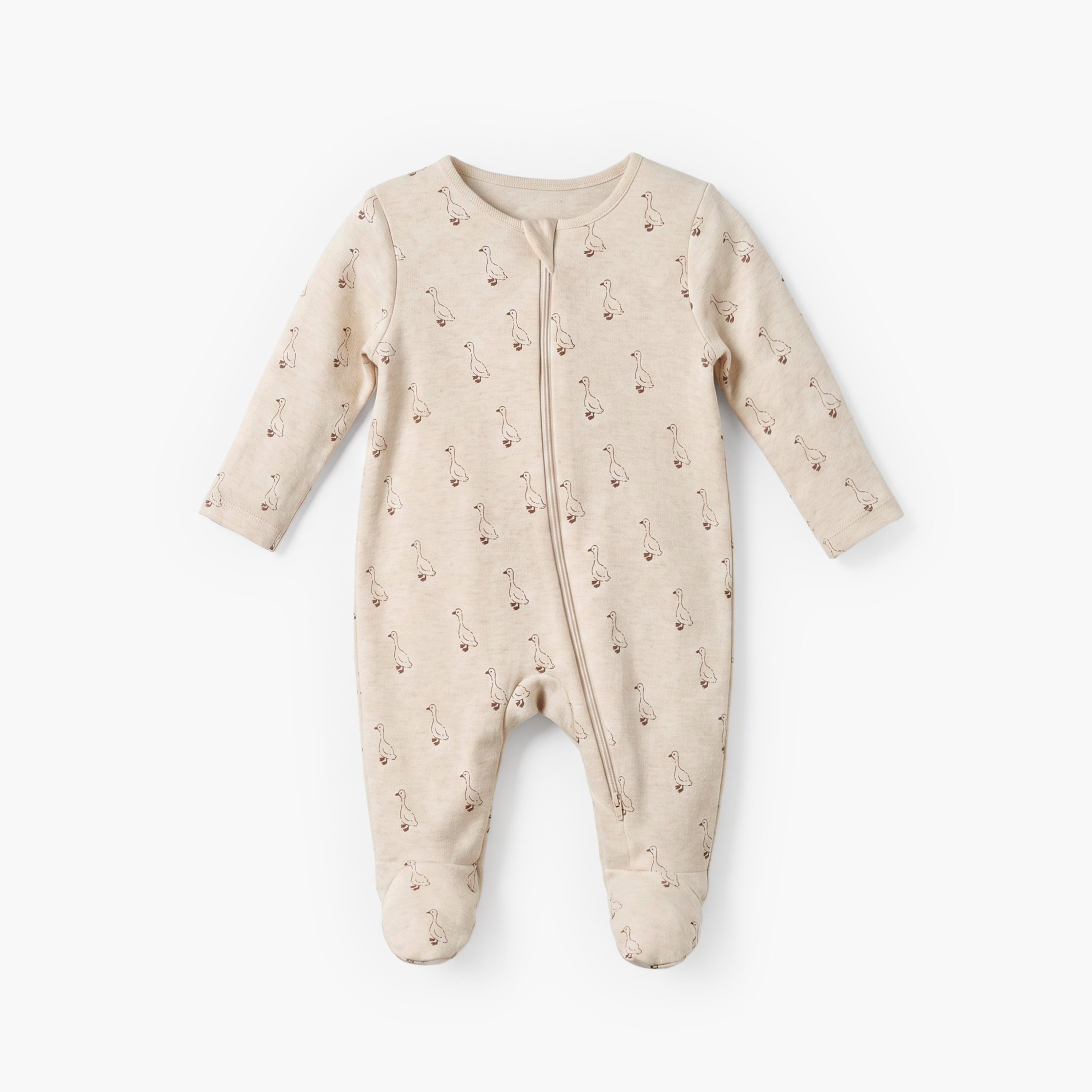 طقم بدلات نوم قطن 3 قطع برقبة مستديرة وطبعات من جونيورز-baby-boys-clothing-nightwear-sleepsuits-image-5