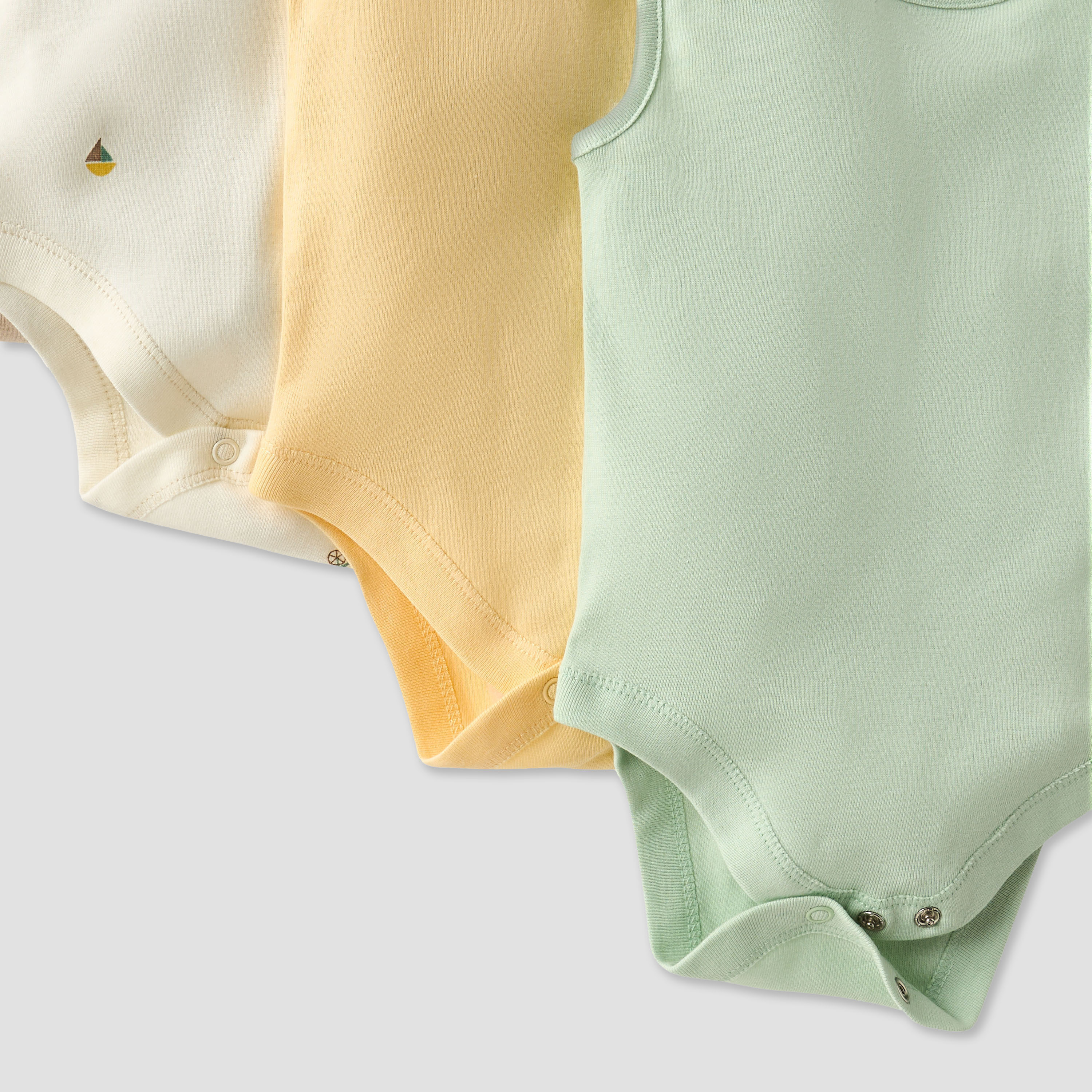 Juniors Assorted Sleeveless Bodysuit with Button Closure - Set of 7-baby-boys-clothing-bodysuits-image-10