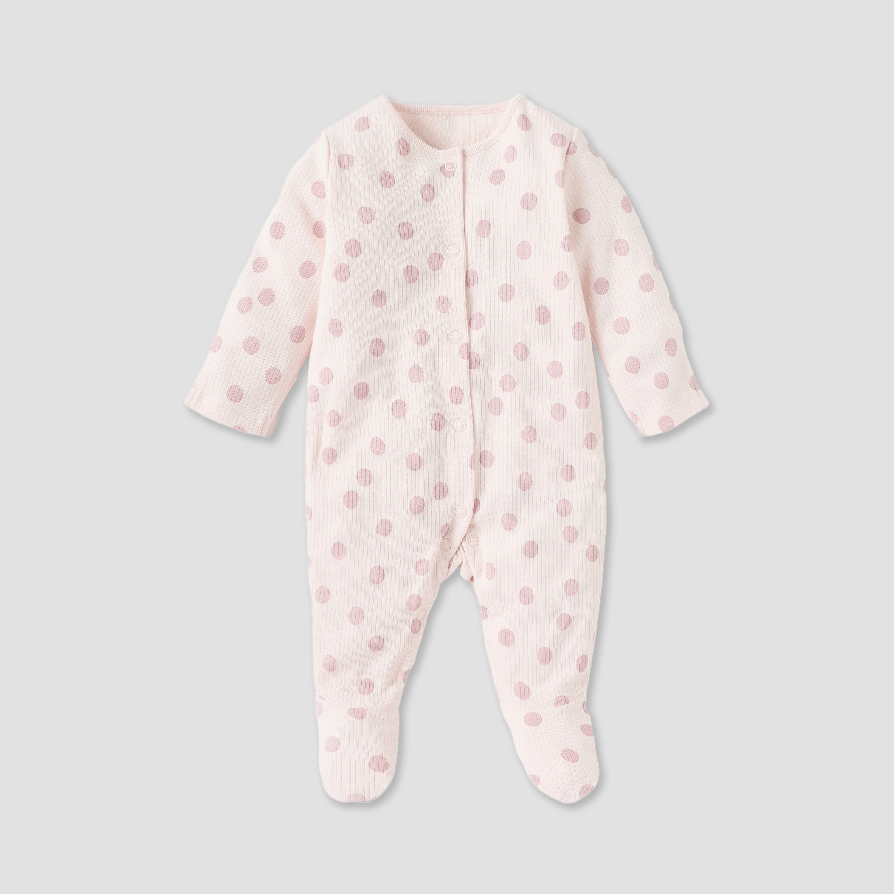 Juniors Printed Closed Feet Sleepsuit with Long Sleeves - Set of 3-promo_babyshop_Buy2for115_QAT130126-image-2