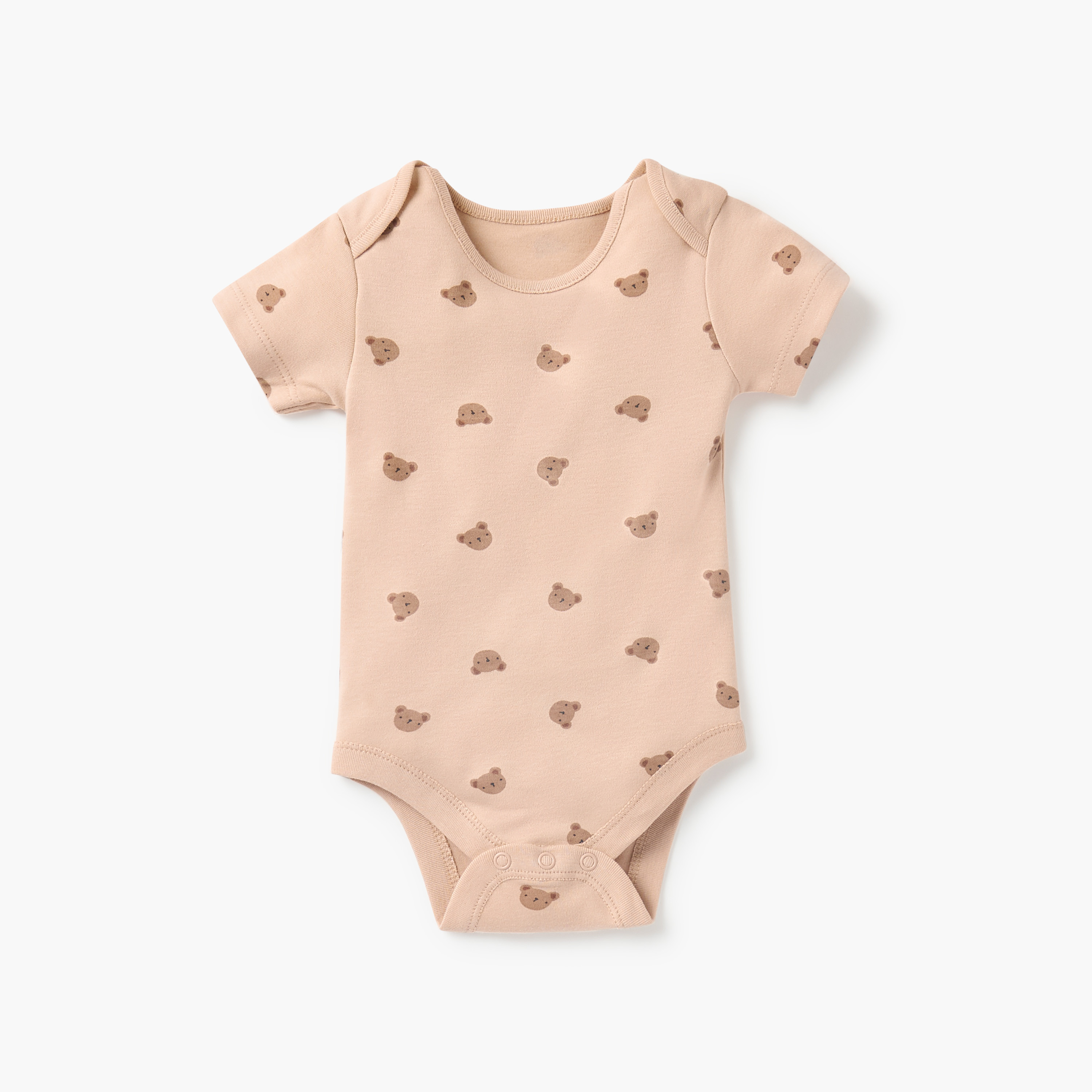 Juniors Printed Bodysuit with Short Sleeves and Button Closure - Set of 3-baby-boys-clothing-multipacks-image-4