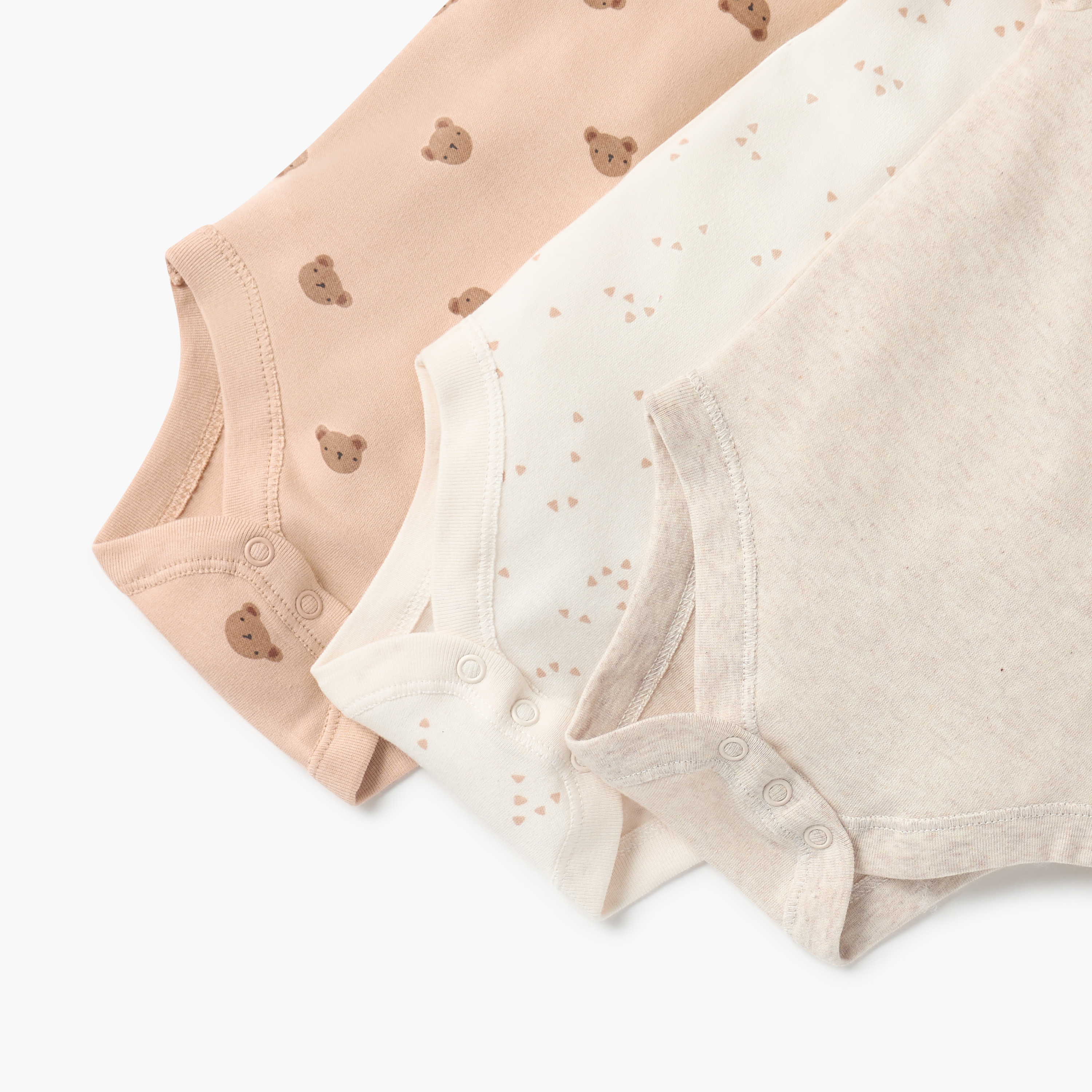 Juniors Printed Bodysuit with Short Sleeves and Button Closure - Set of 3-baby-boys-clothing-multipacks-image-6