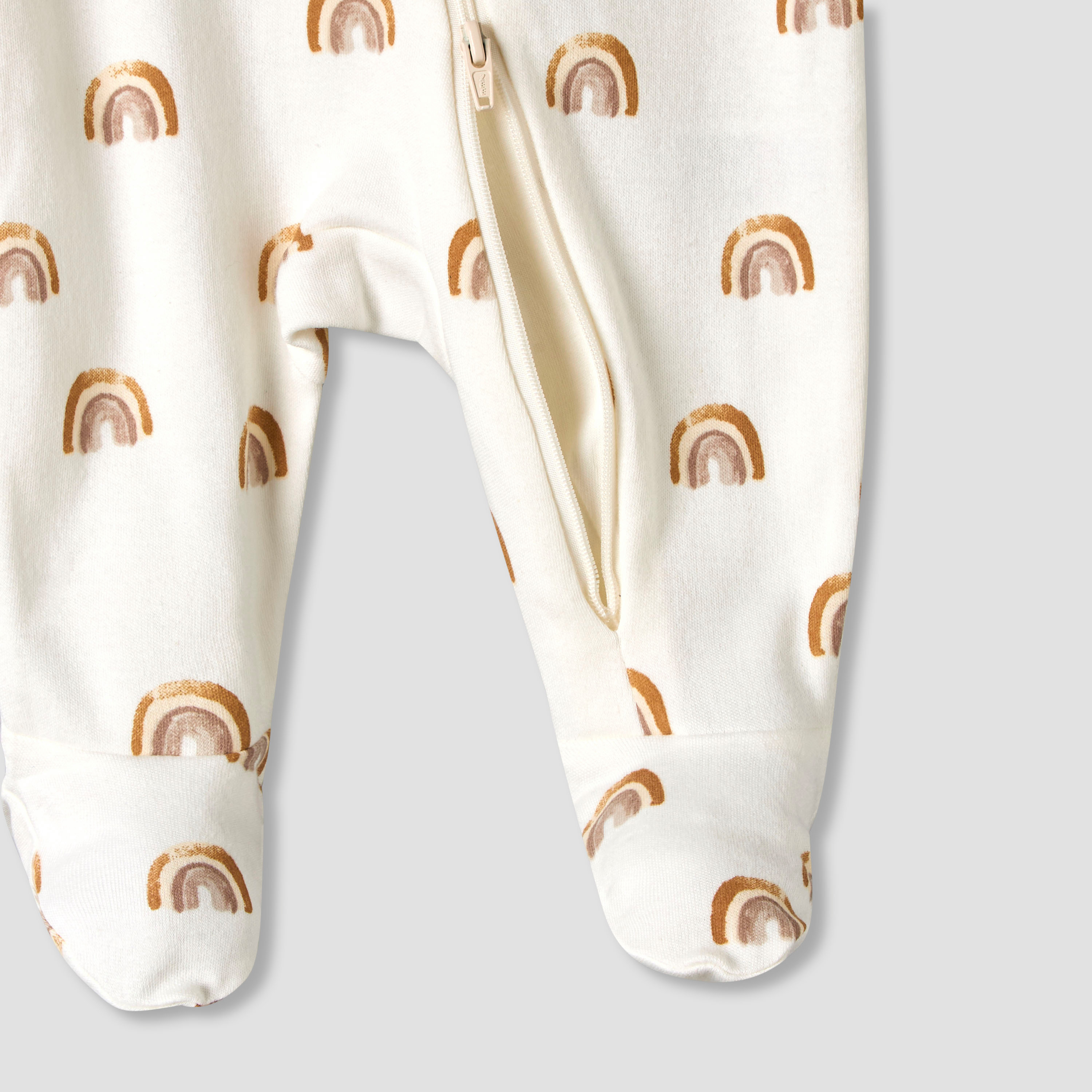 Pack of 3 Juniors Organic Cotton Round Neck Long Sleeves Sleepsuit with Print-baby-boys-clothing-nightwear-sleepsuits-image-6