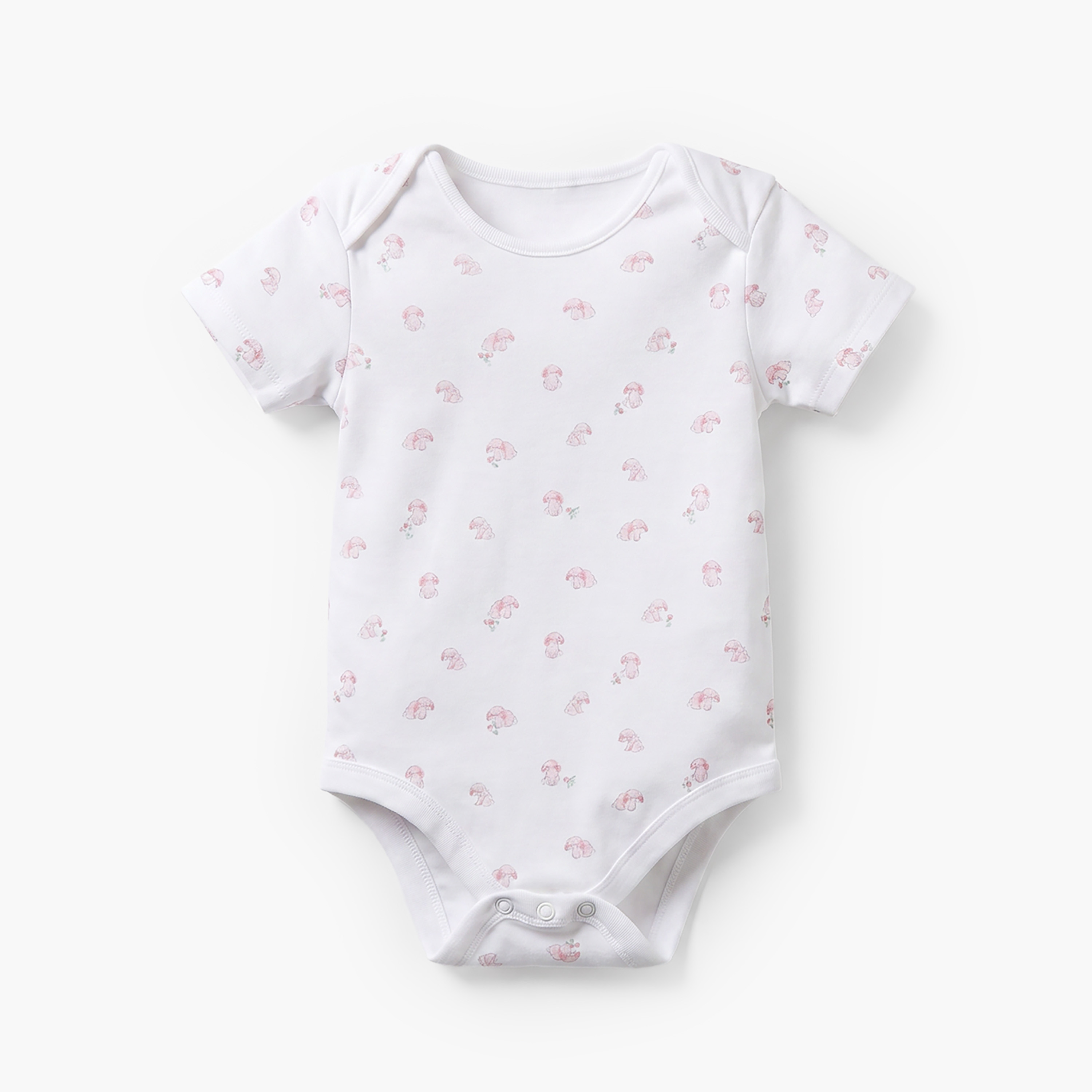 طقم بودي سوت قطن بياقة مستديرة وأكمام طويلة من 3 قطع من جونيورز-baby-girls-clothing-bodysuits-image-5