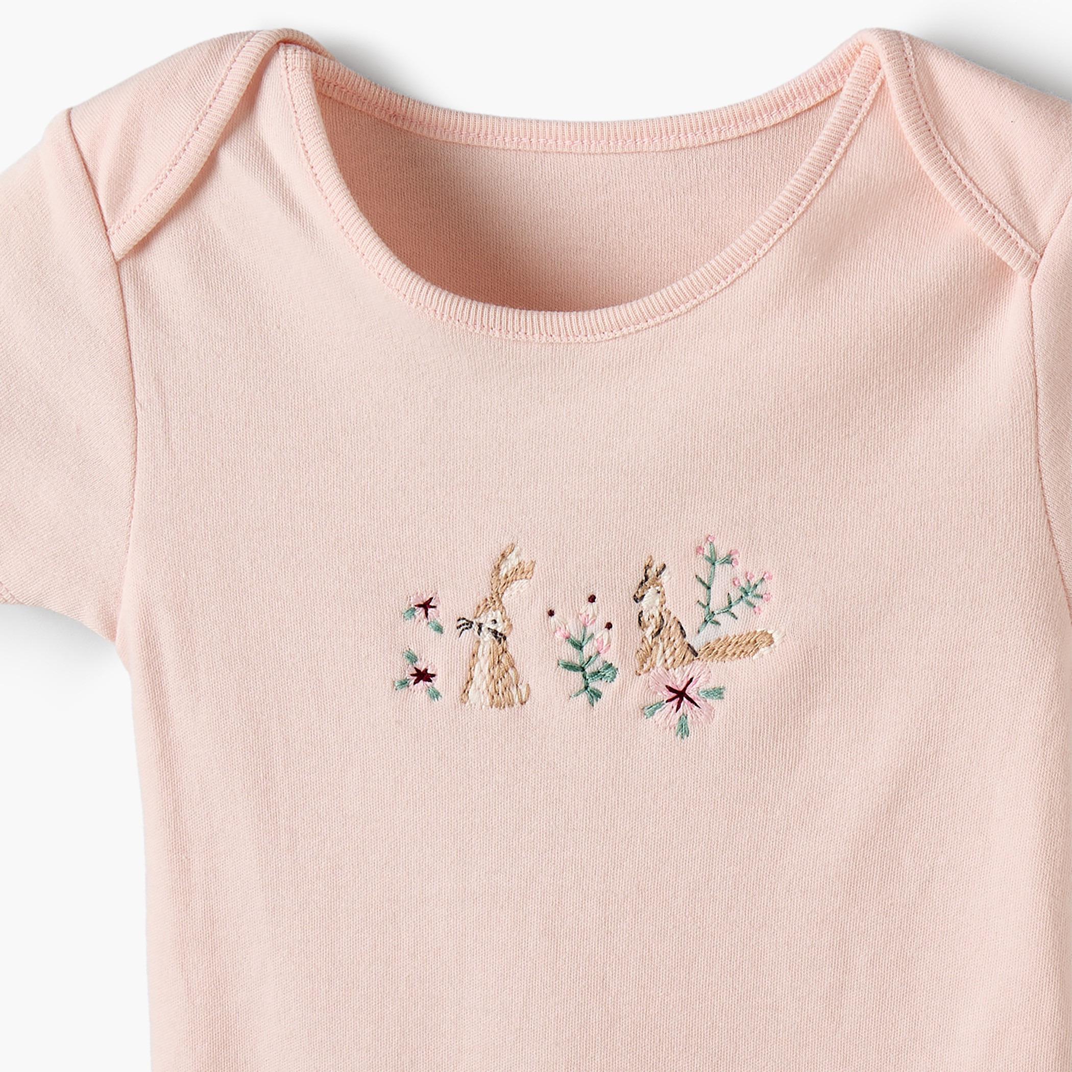 طقم بودي سوت قطن بياقة مستديرة وأكمام طويلة من 3 قطع من جونيورز-baby-girls-clothing-bodysuits-image-6