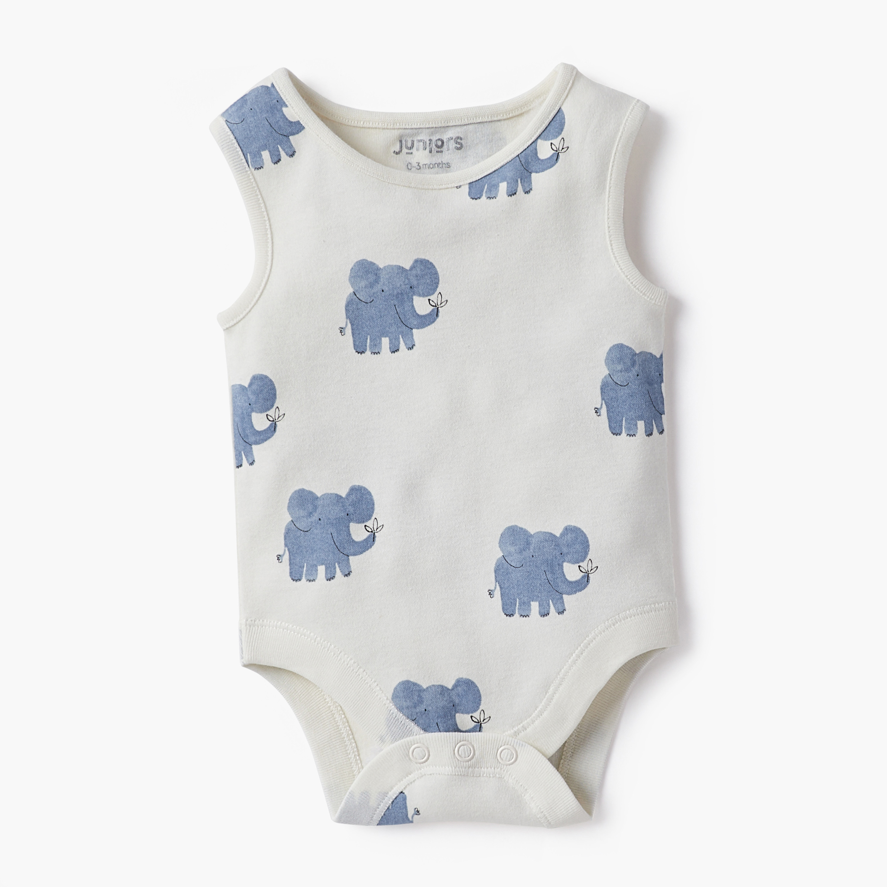 Juniors Safari Print Sleeveless Bodysuit with Snap Button Closure - Set of 7-baby-boys-clothing-multipacks-image-2