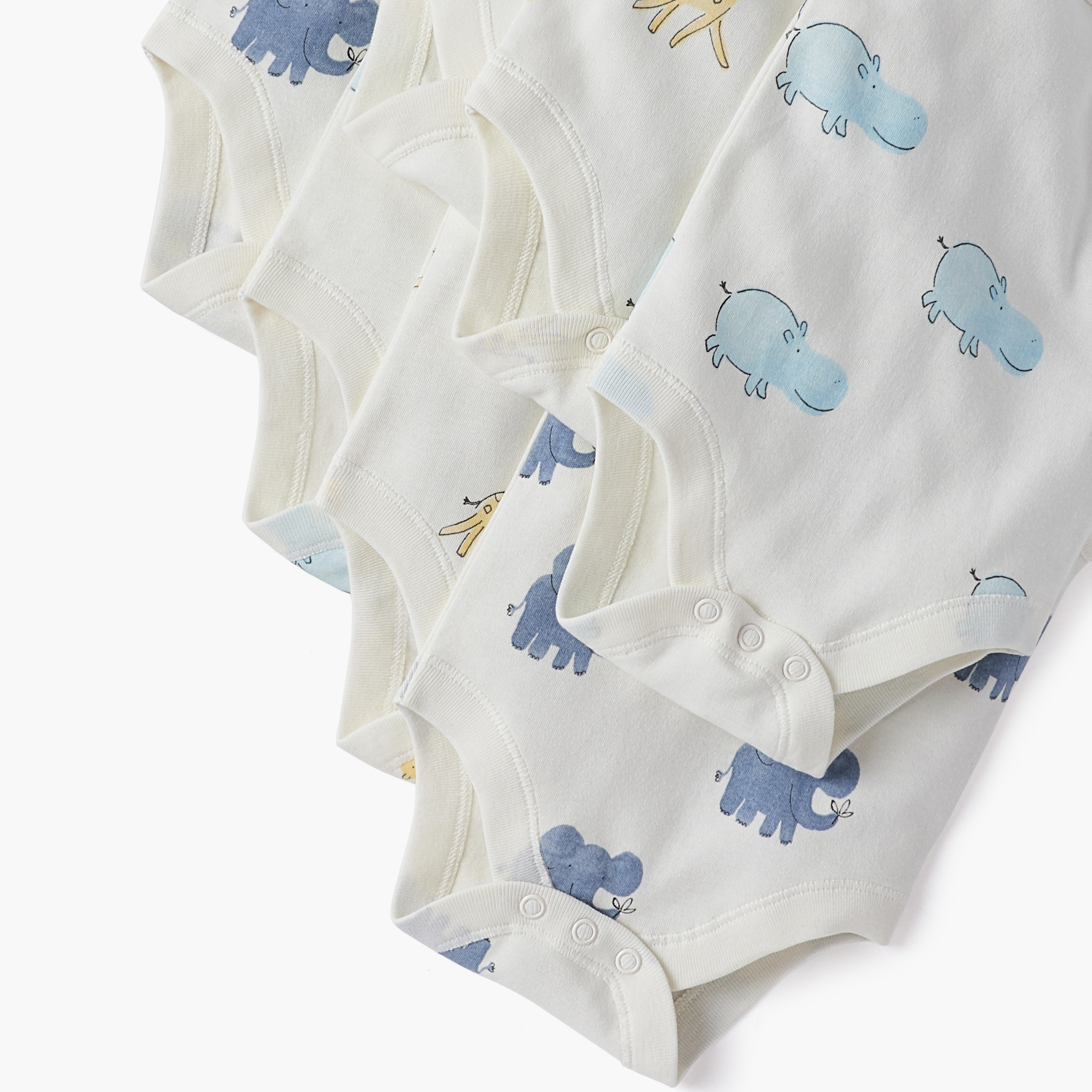 Juniors Safari Print Sleeveless Bodysuit with Snap Button Closure - Set of 7-baby-boys-clothing-multipacks-image-4