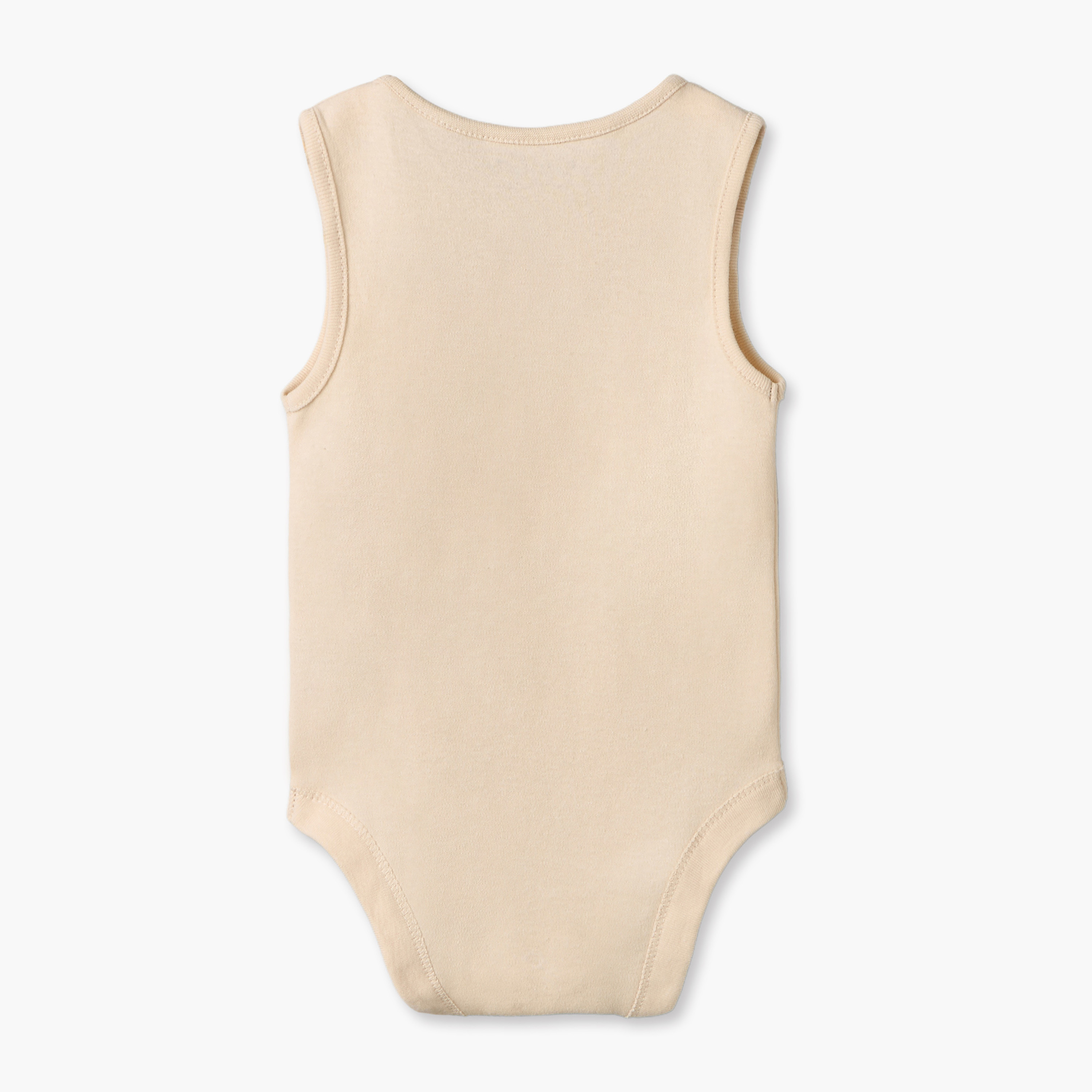 Pack of 7 Juniors Crew Neck Sleeveless Bodysuit with Duck Print-baby-boys-clothing-bodysuits-image-3